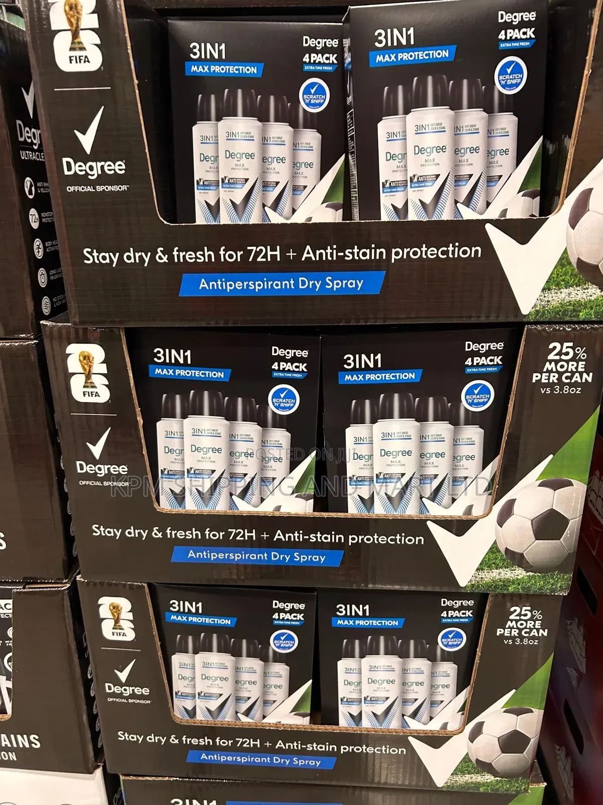 Anti Stain Degree Deodorant Spray