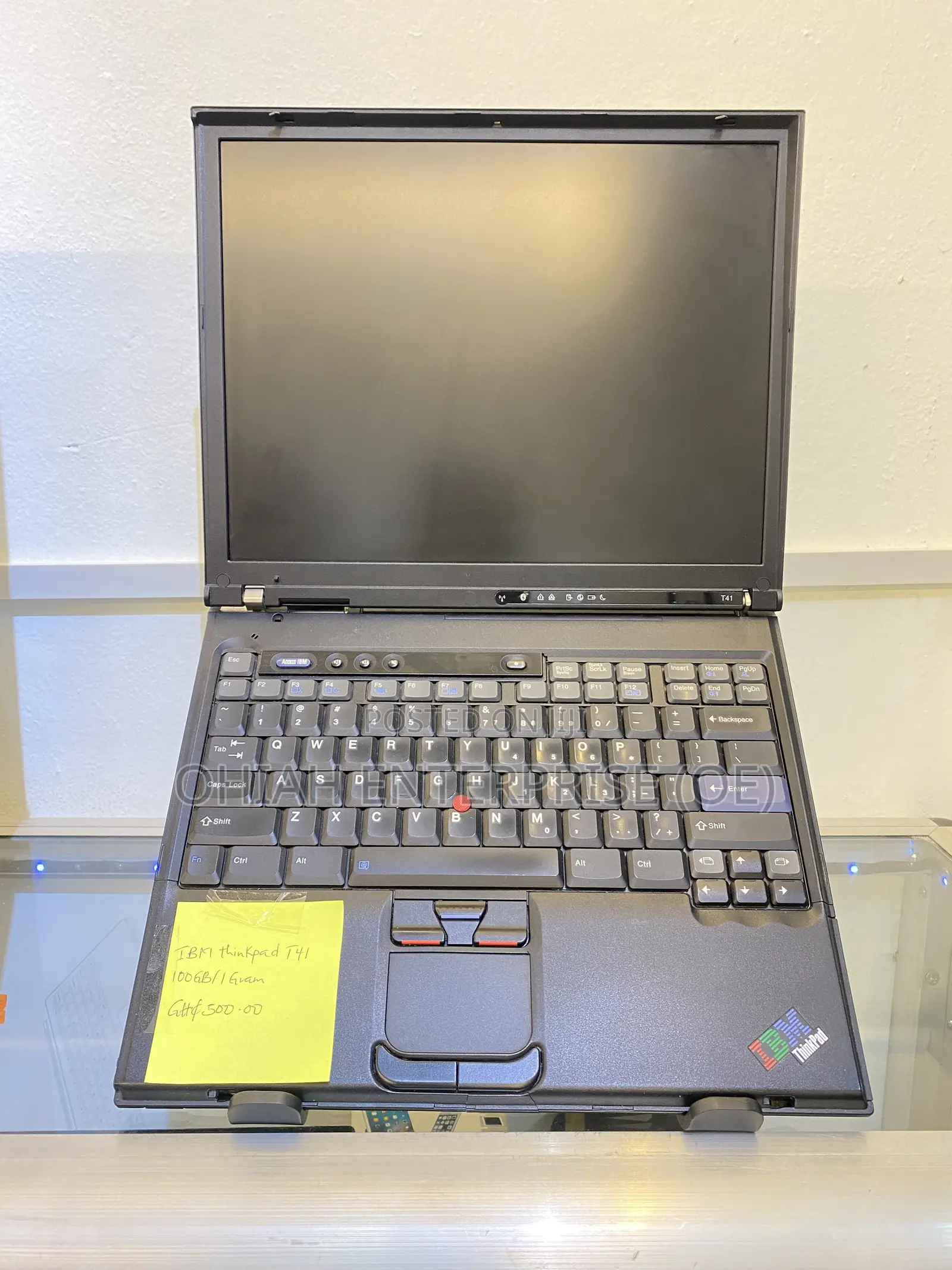 Laptop Lenovo ThinkPad T41 2GB Intel HDD 128GB