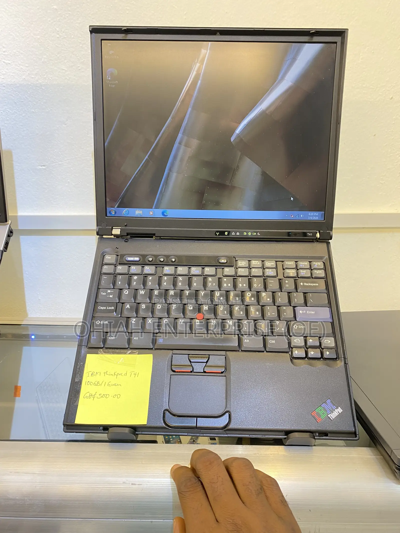 Laptop Lenovo ThinkPad T41 2GB Intel HDD 128GB