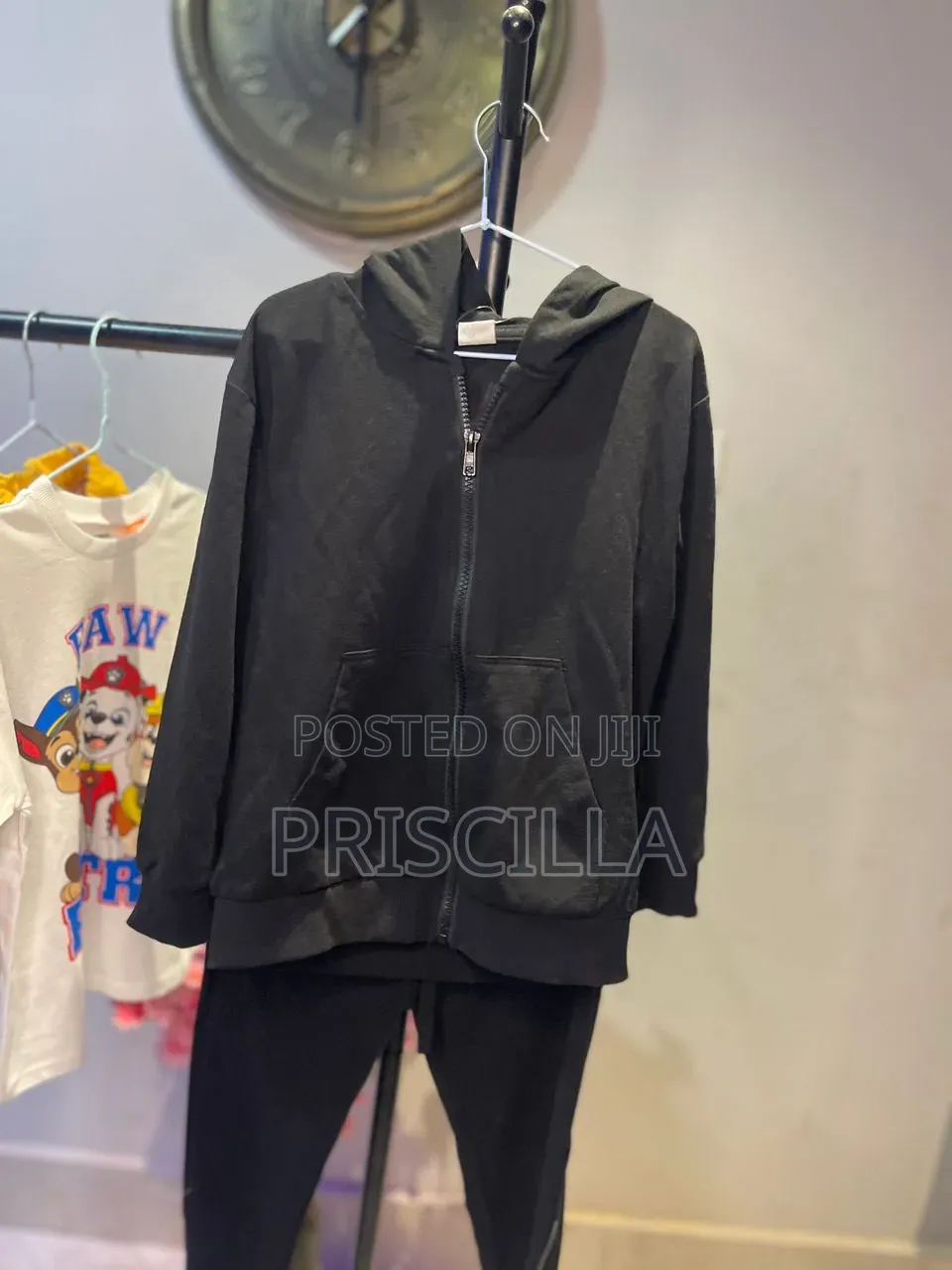 Plain Black Trucksuit