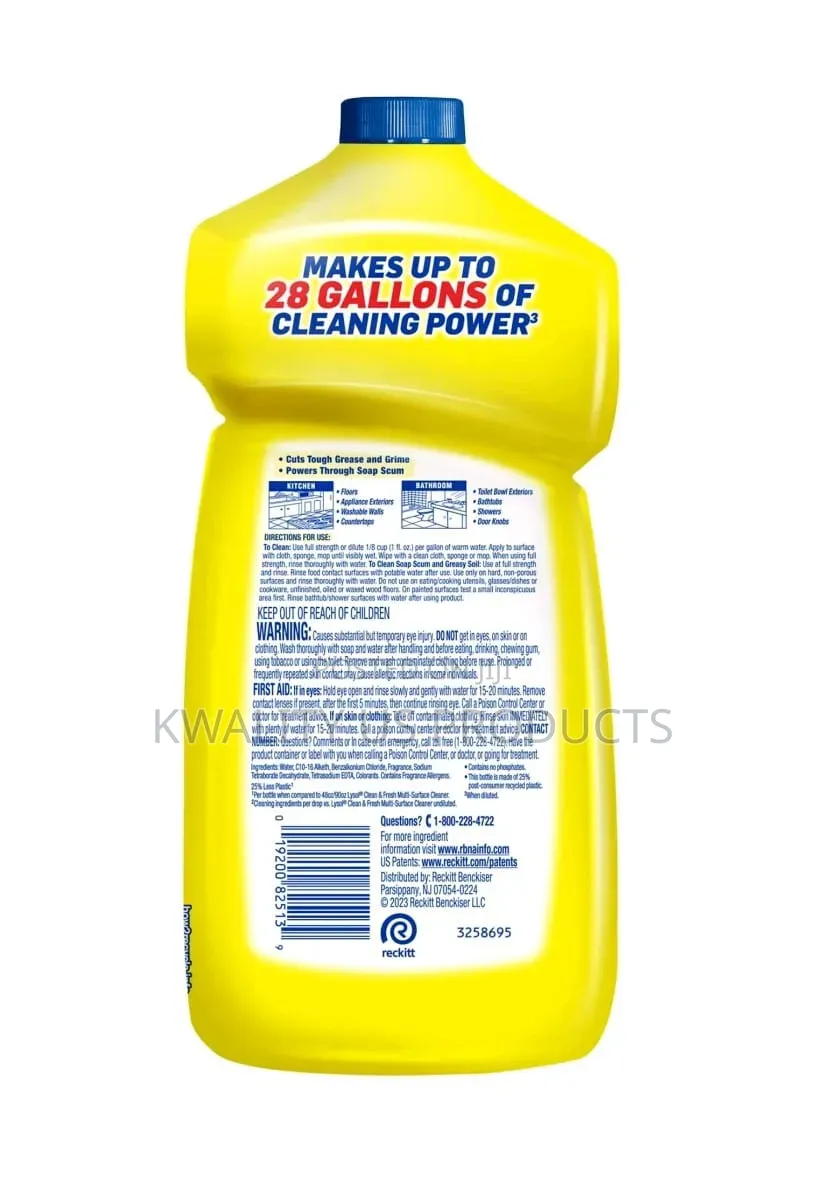 Lysol Multi-Surface Cleaner - 828 Ml