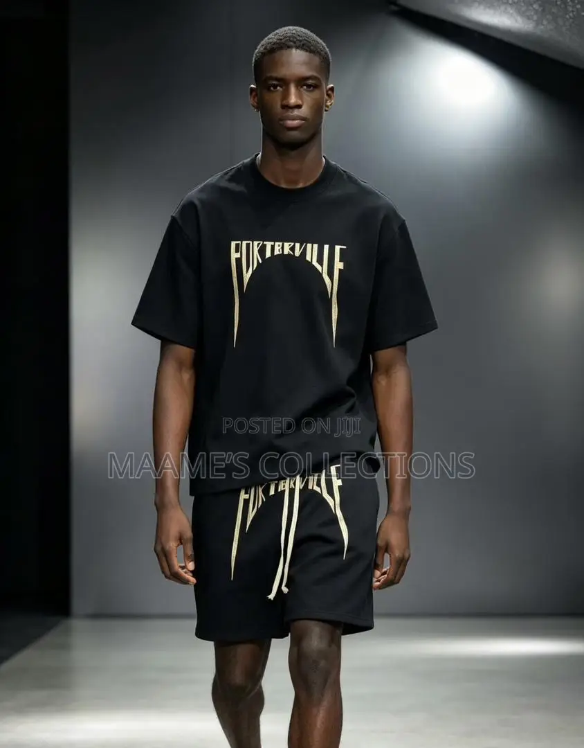 Men’S Designed Top and Down Shorts