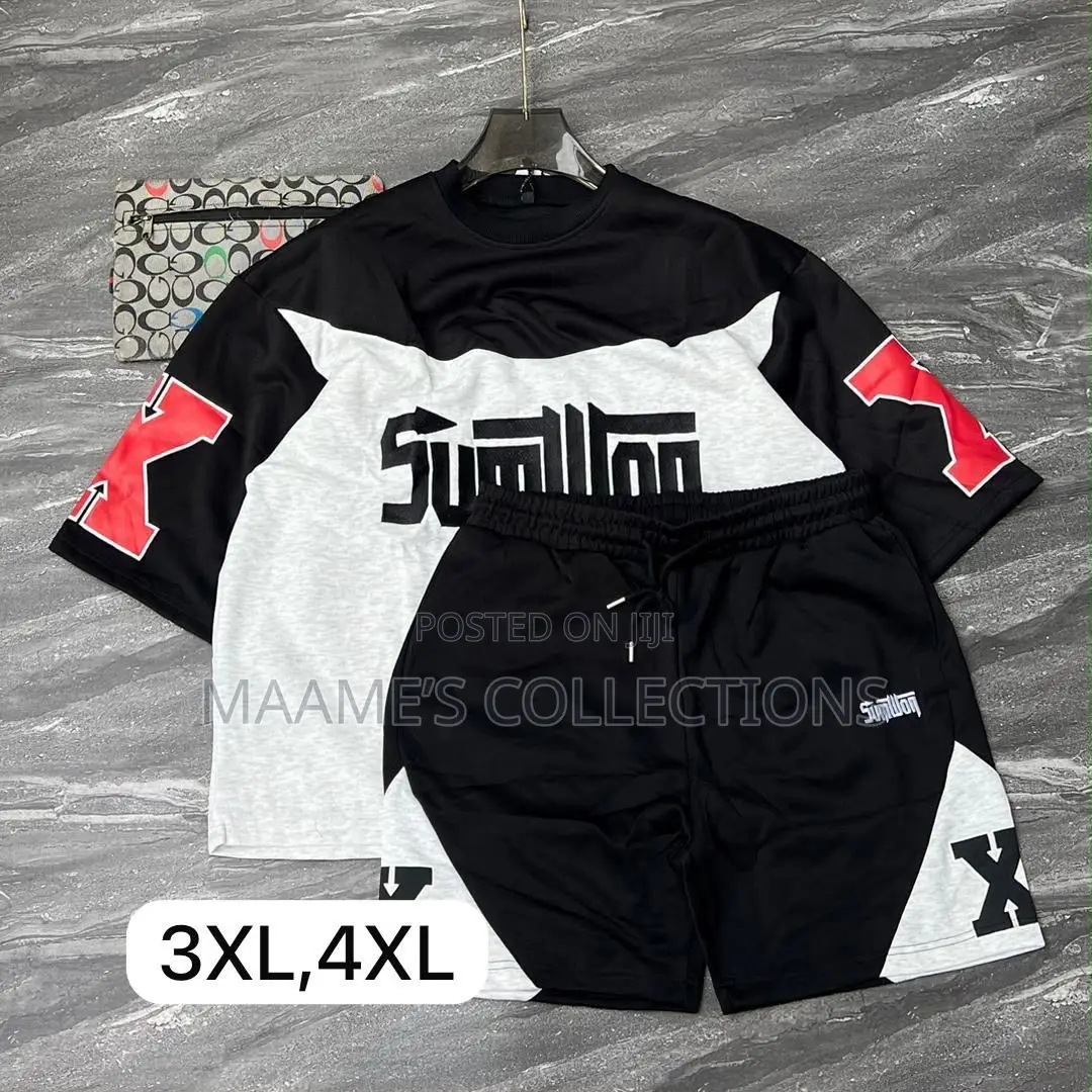 Men’S Designed Top and Down Shorts
