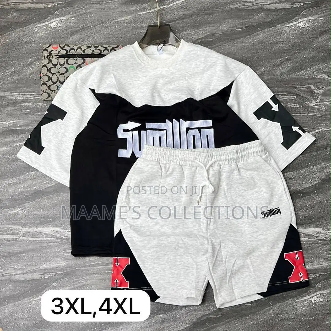 Men’S Designed Top and Down Shorts
