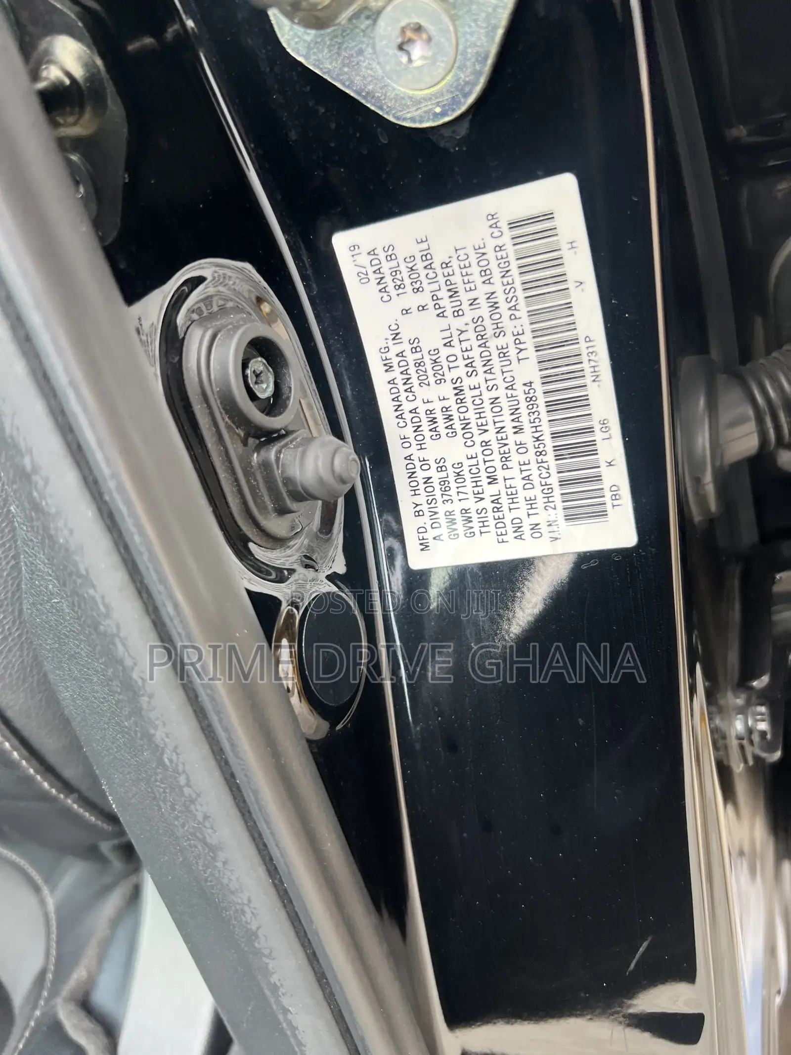 Honda Civic Sport Sedan 2019 Black