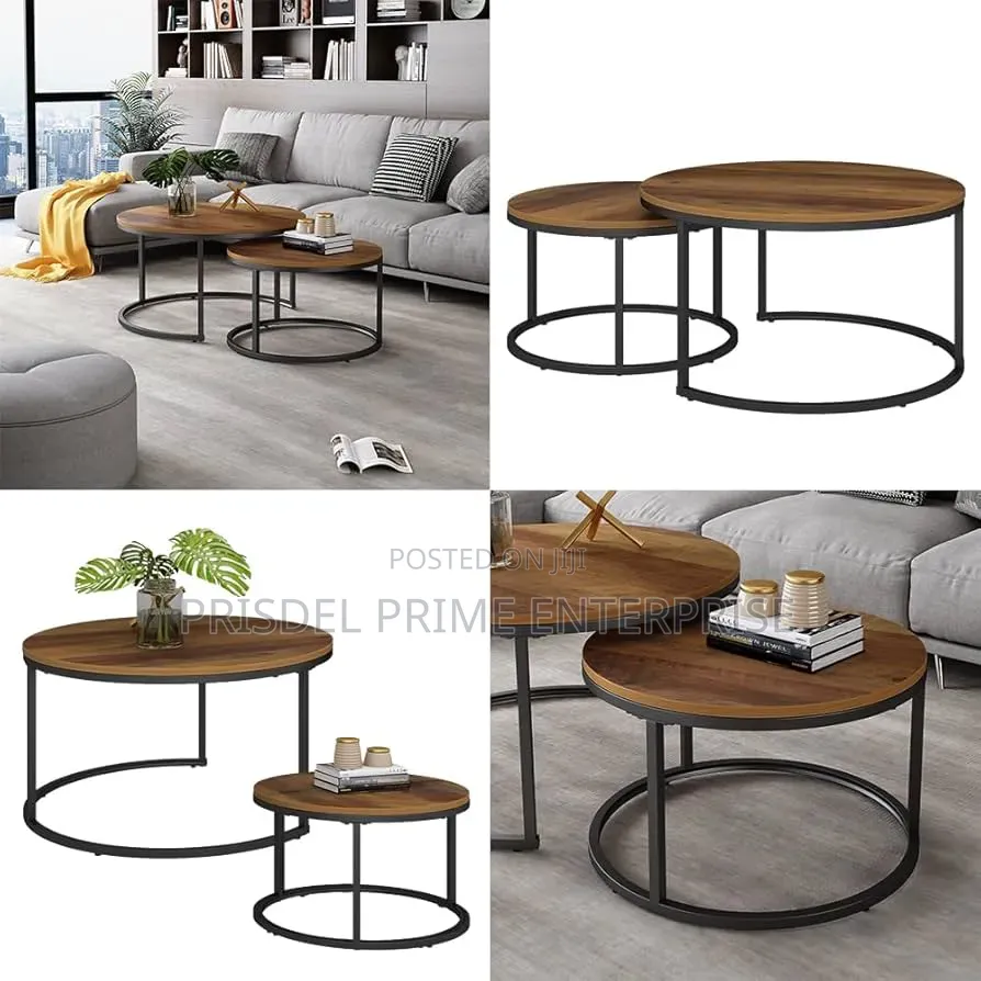 2 Pieces Centre Tables Set