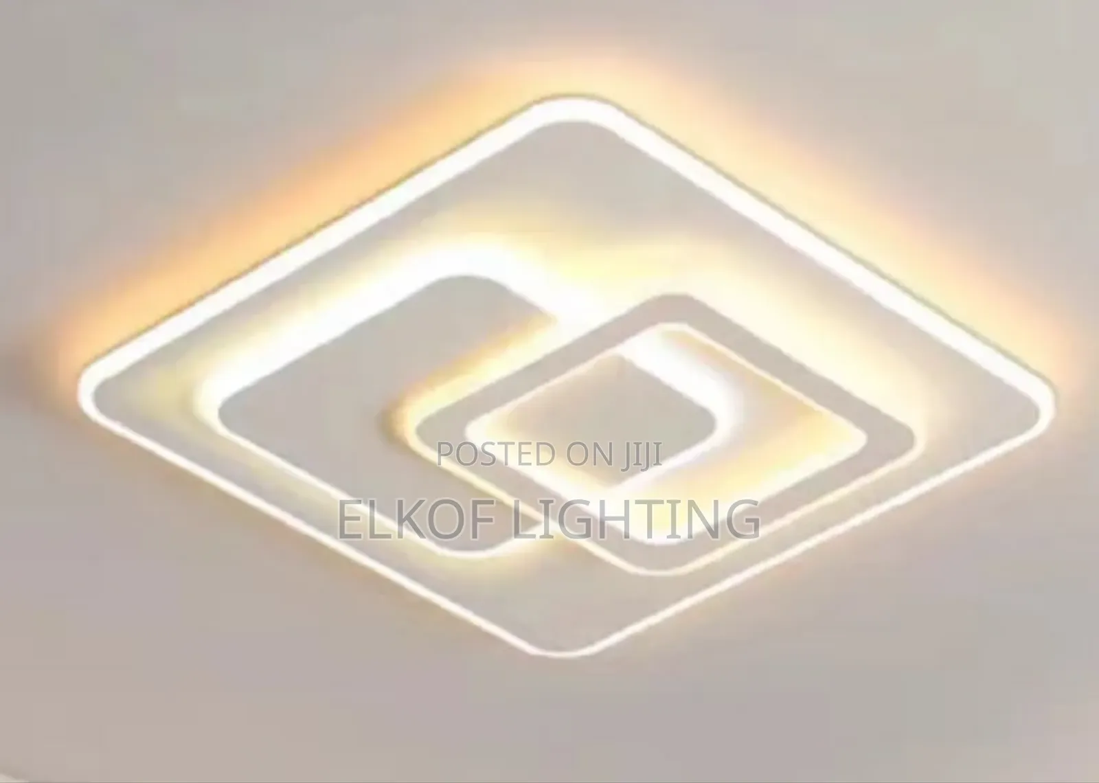 Modern Design Led Dimmable Ceiling Lamp With 3 Colour Temperature
