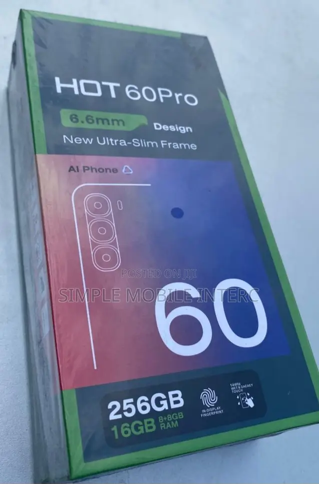 New Infinix Hot 60 Pro 256 GB Black