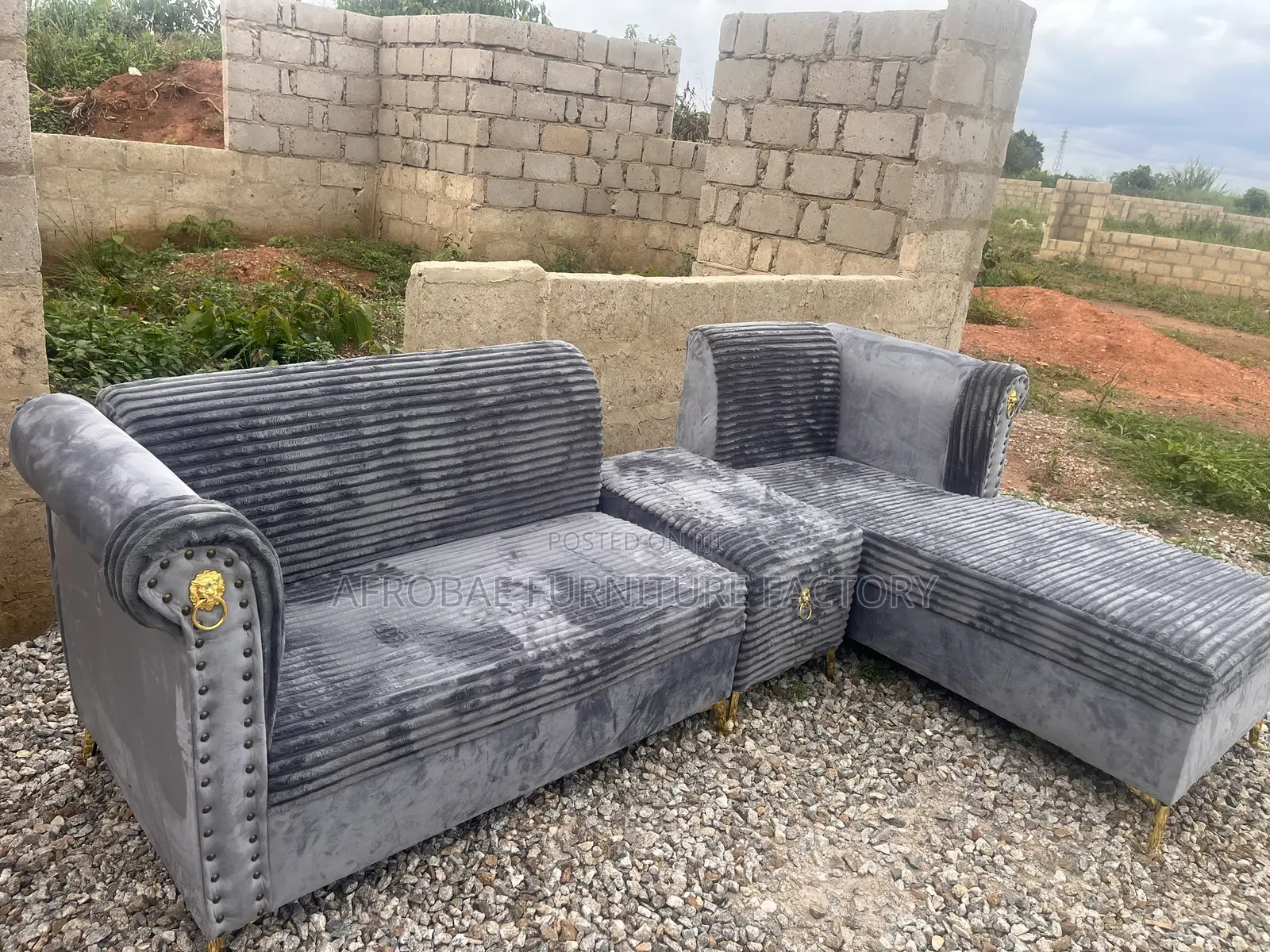 Luxury Sectional Sofa Chairs (Delivery Before Payment)