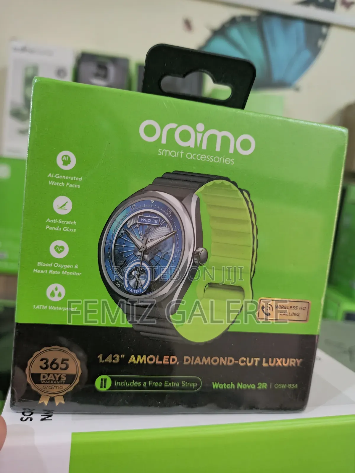 Oraimo Watch Nova 2r 1.43" Amoled 35-Day Standby Smart Watch