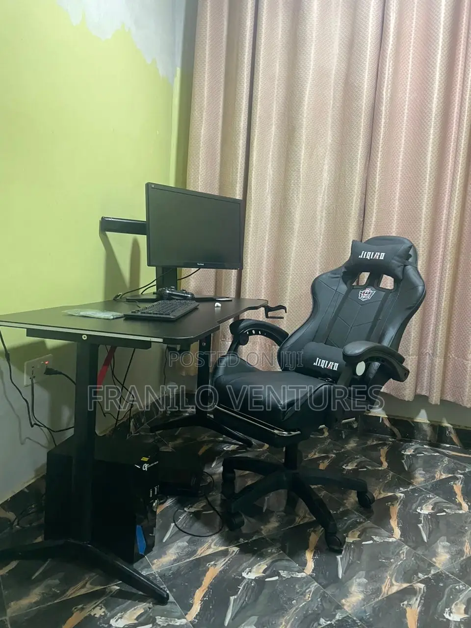 Combo- RGB Gaming Desk (1.2m) and Game Chair With Massage
