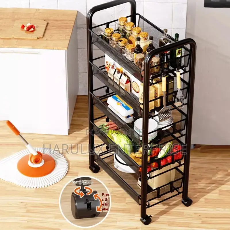 Multi-Tier Kitchen Storage Rack – 102×44cm