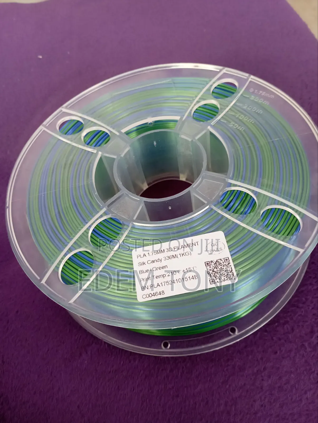 Spool Of Esun Silk Pla 3d Printer Filament