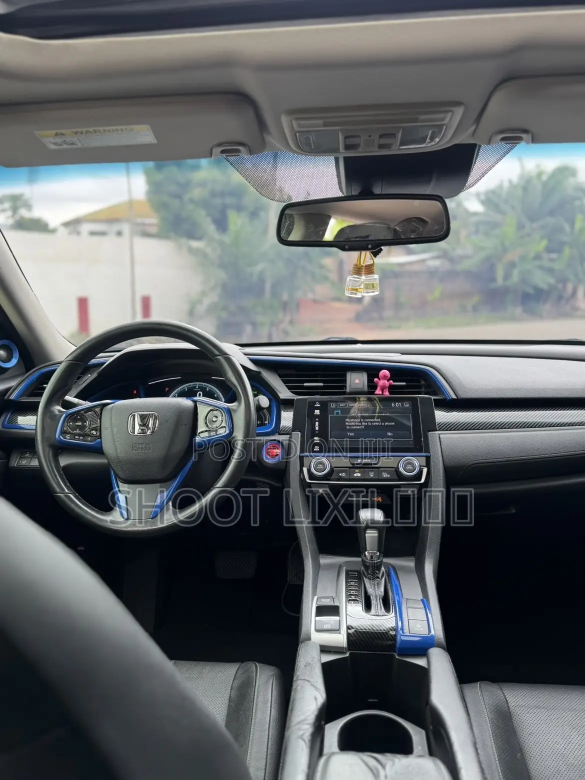 Honda Civic Touring Coupe 2018 Blue