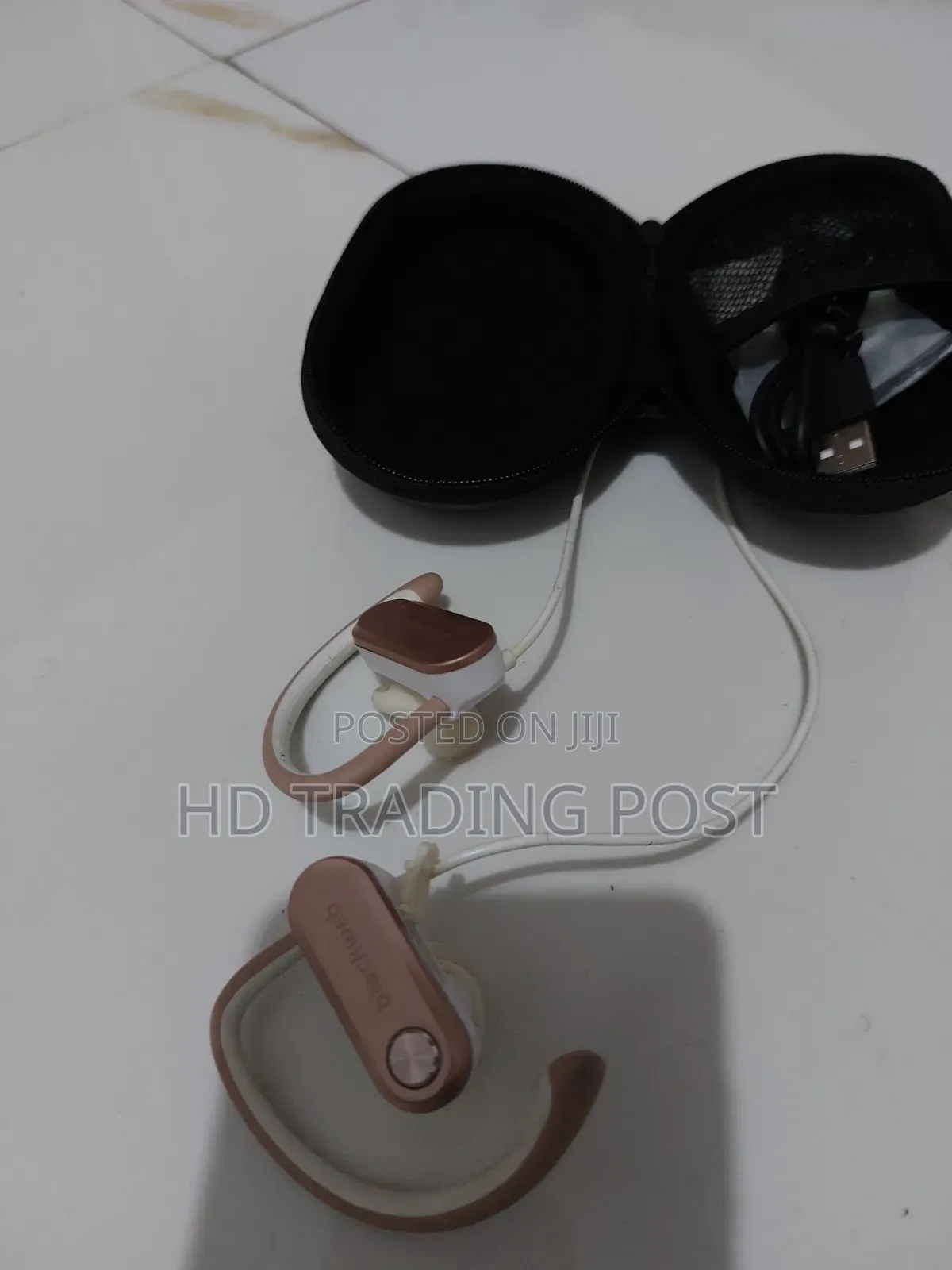 Blackweb Wireless Sports Ear-Hook Ipx4 Water-Resistant Headphones