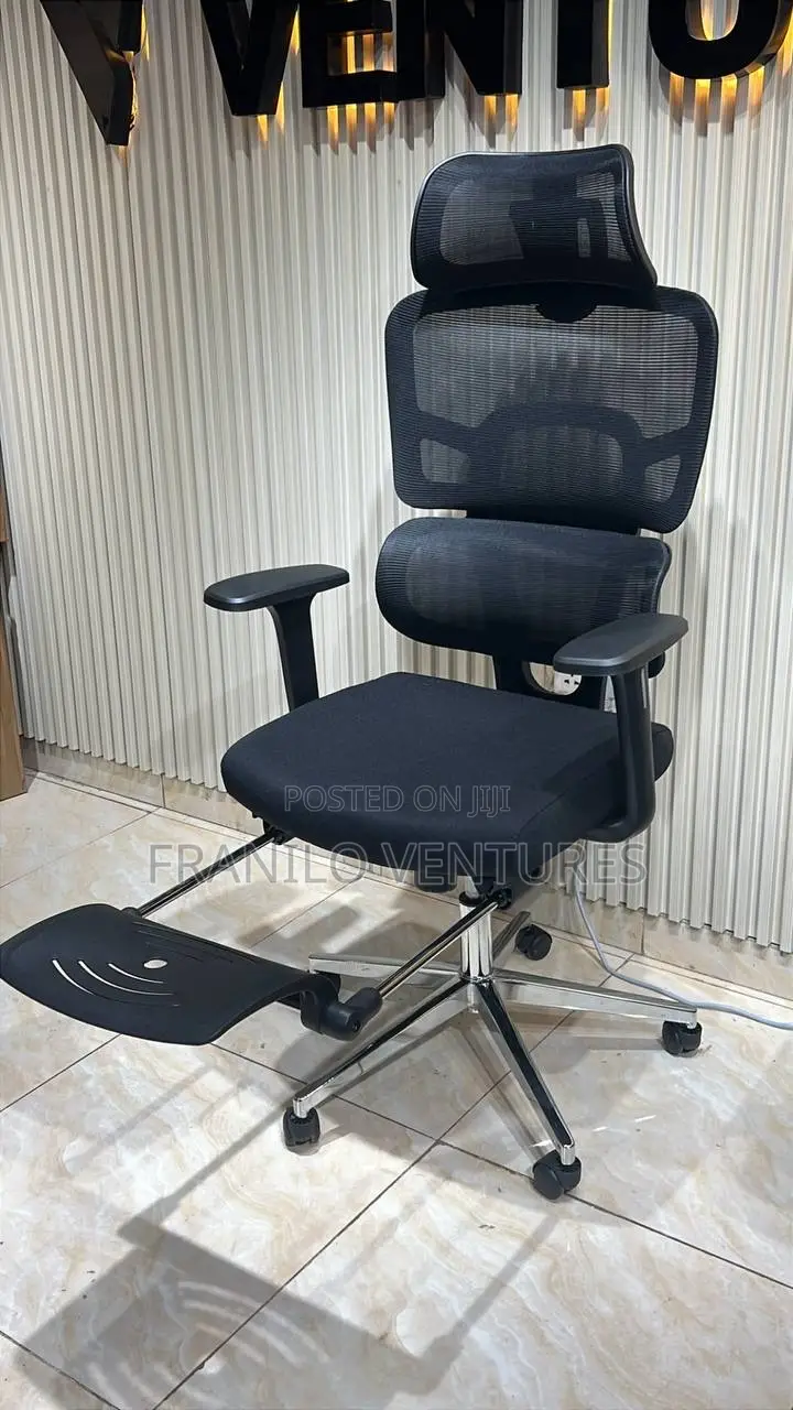 High Back Office Chair With Footrest