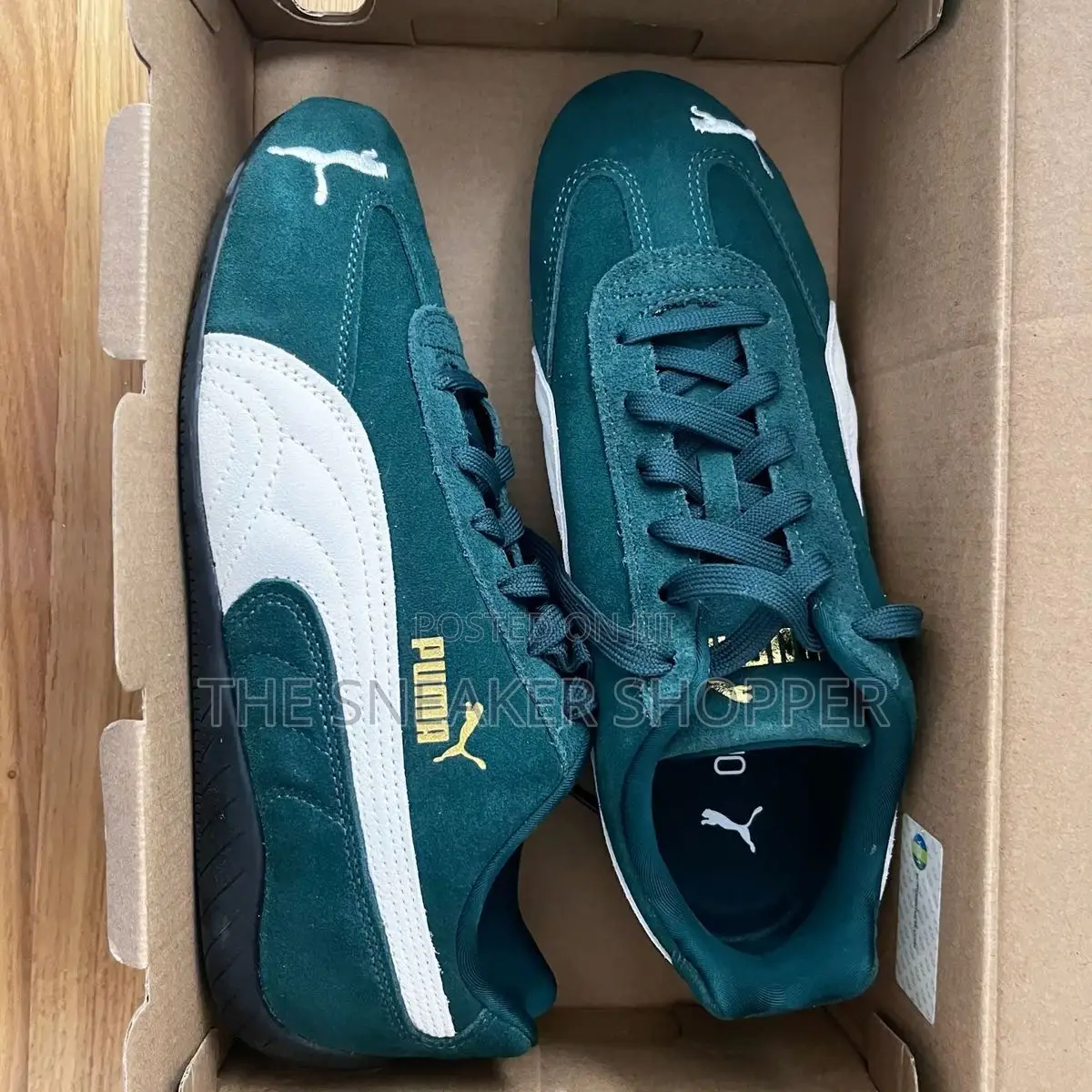 Puma Speed Cat Green in Color