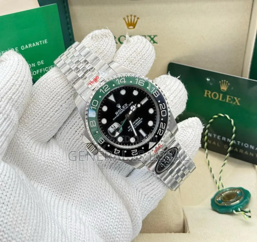 Rolex GMT-Master Ii Sprite Unique Left-Handed Crown Striking Green