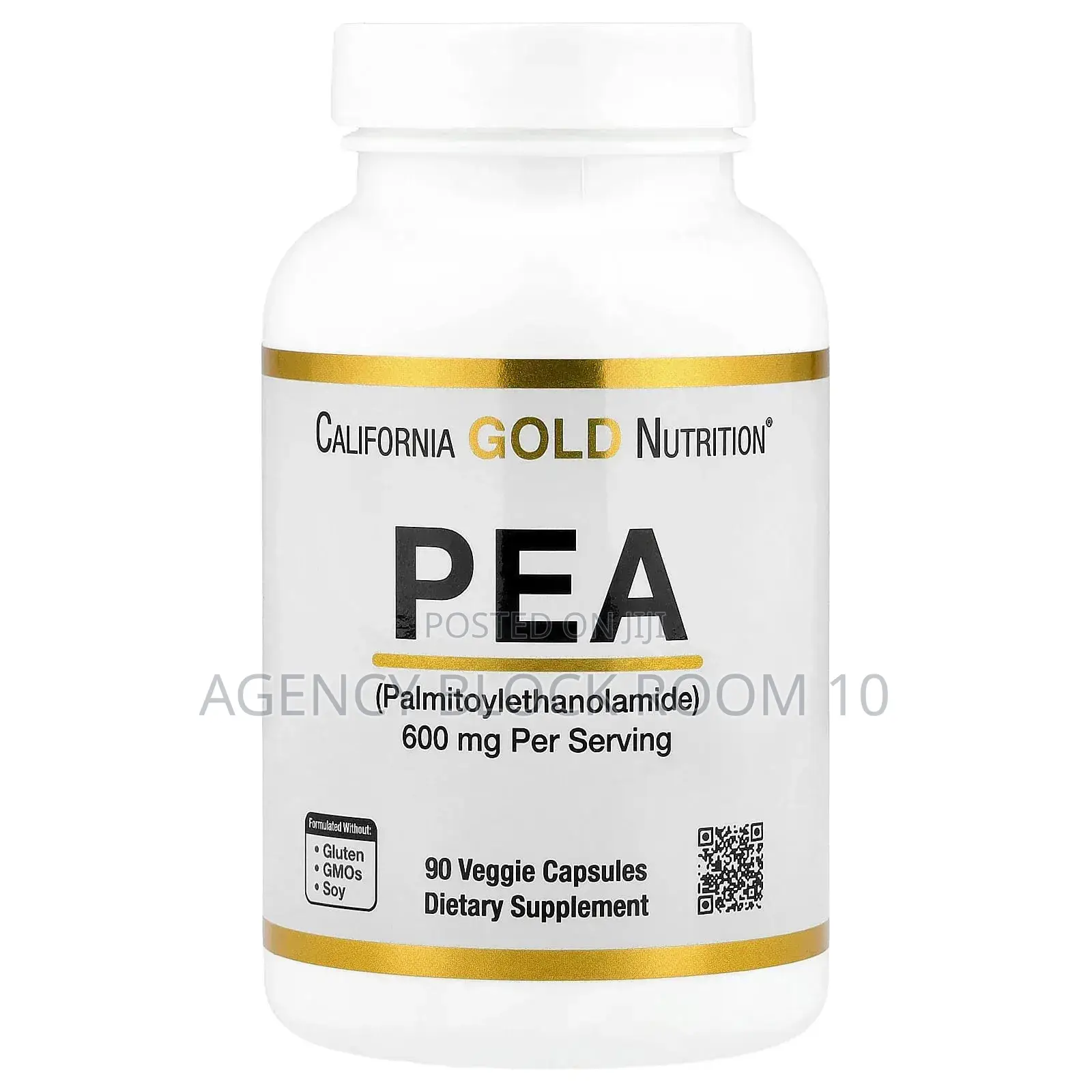Pre-Order California Gold Nutrition Pea 600mg 90 Veg Caps - Usa Import