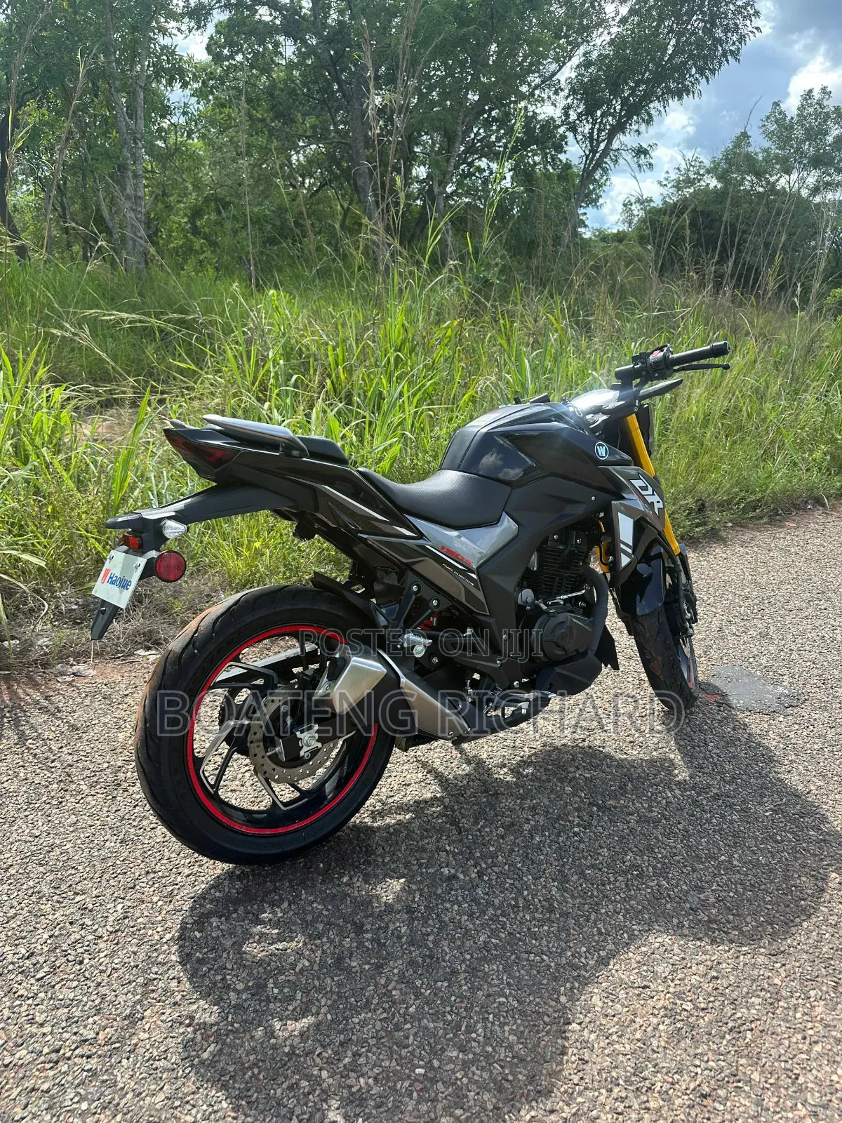 New Haojue DR190S 2026 Black