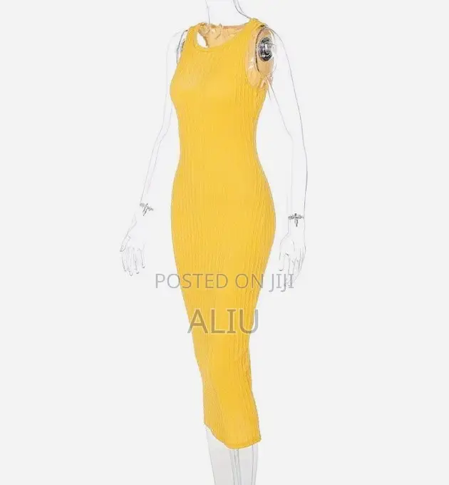 Casual Knitted Sleeveless Dress