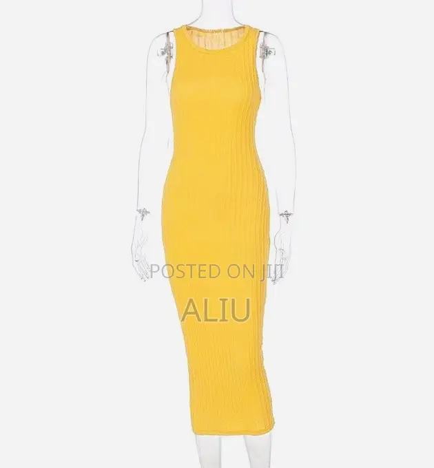 Casual Knitted Sleeveless Dress