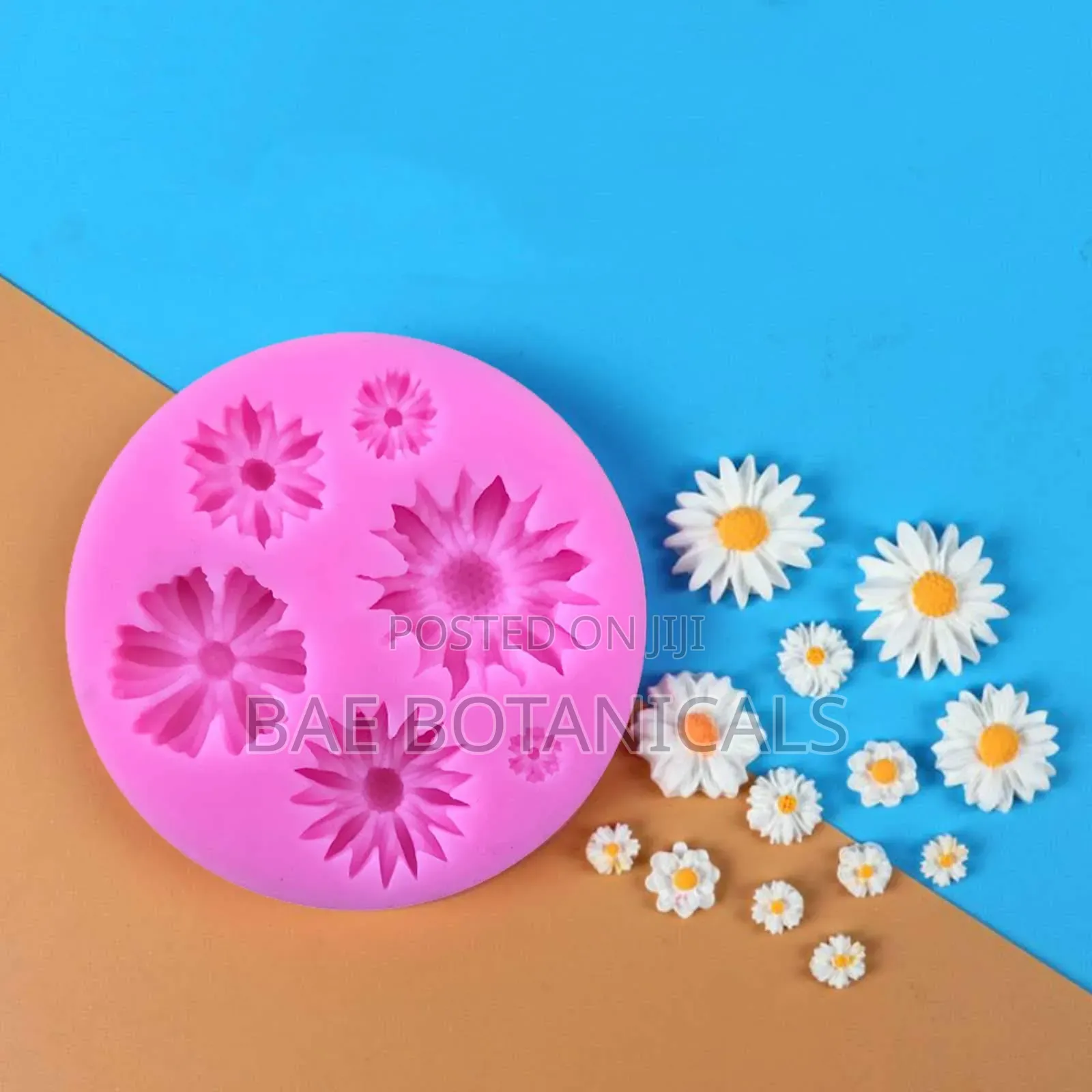 Mini Silicone Flower Mold For Candle Decor