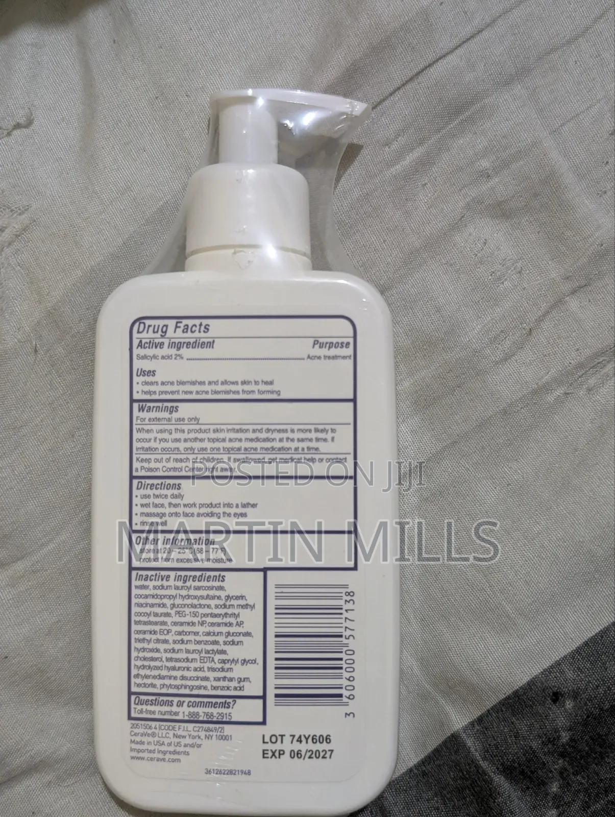 Cerave Acne Control Cleanser