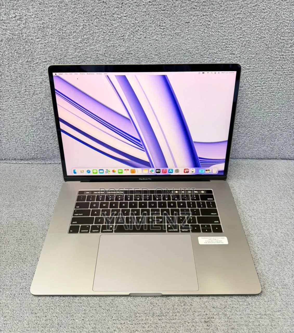 Laptop Apple MacBook 2019 16GB Intel Core i9 SSD 512GB