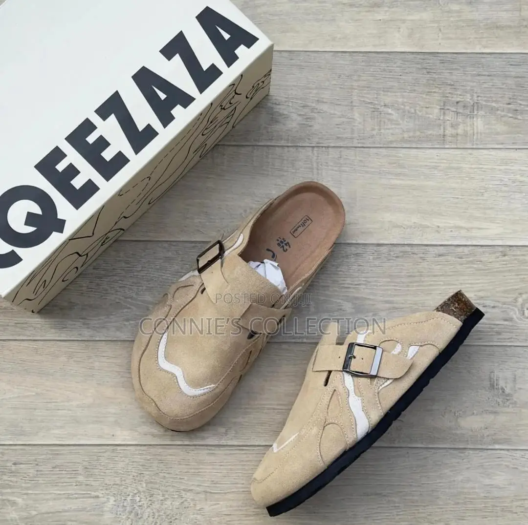 Qeezaza Chunky Mules Half Shoe