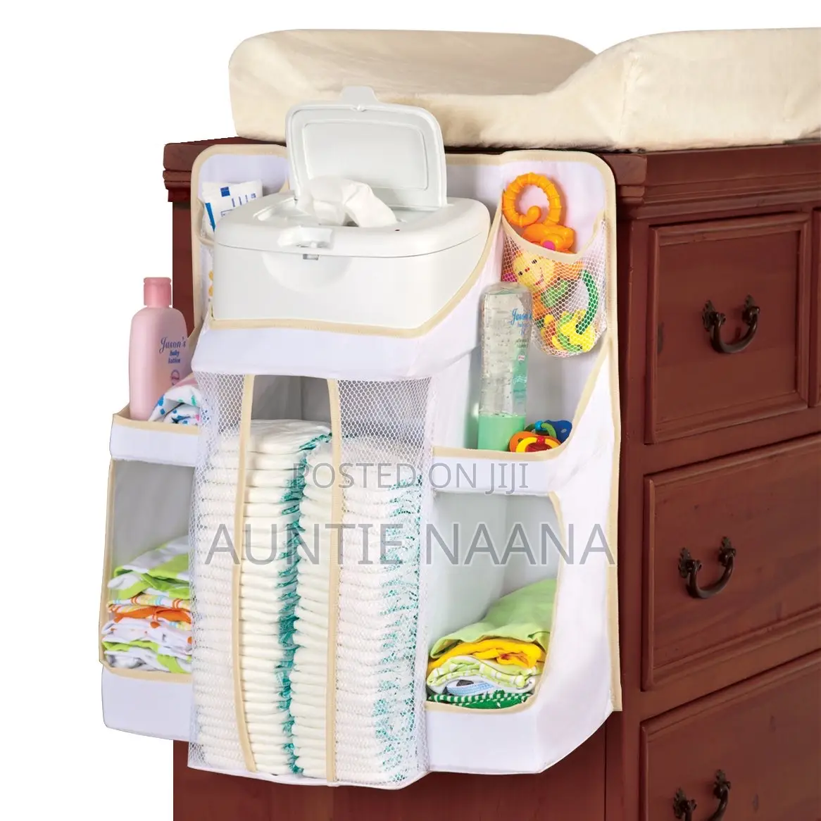 La Baby Diaper Caddy and Nursery Organizer