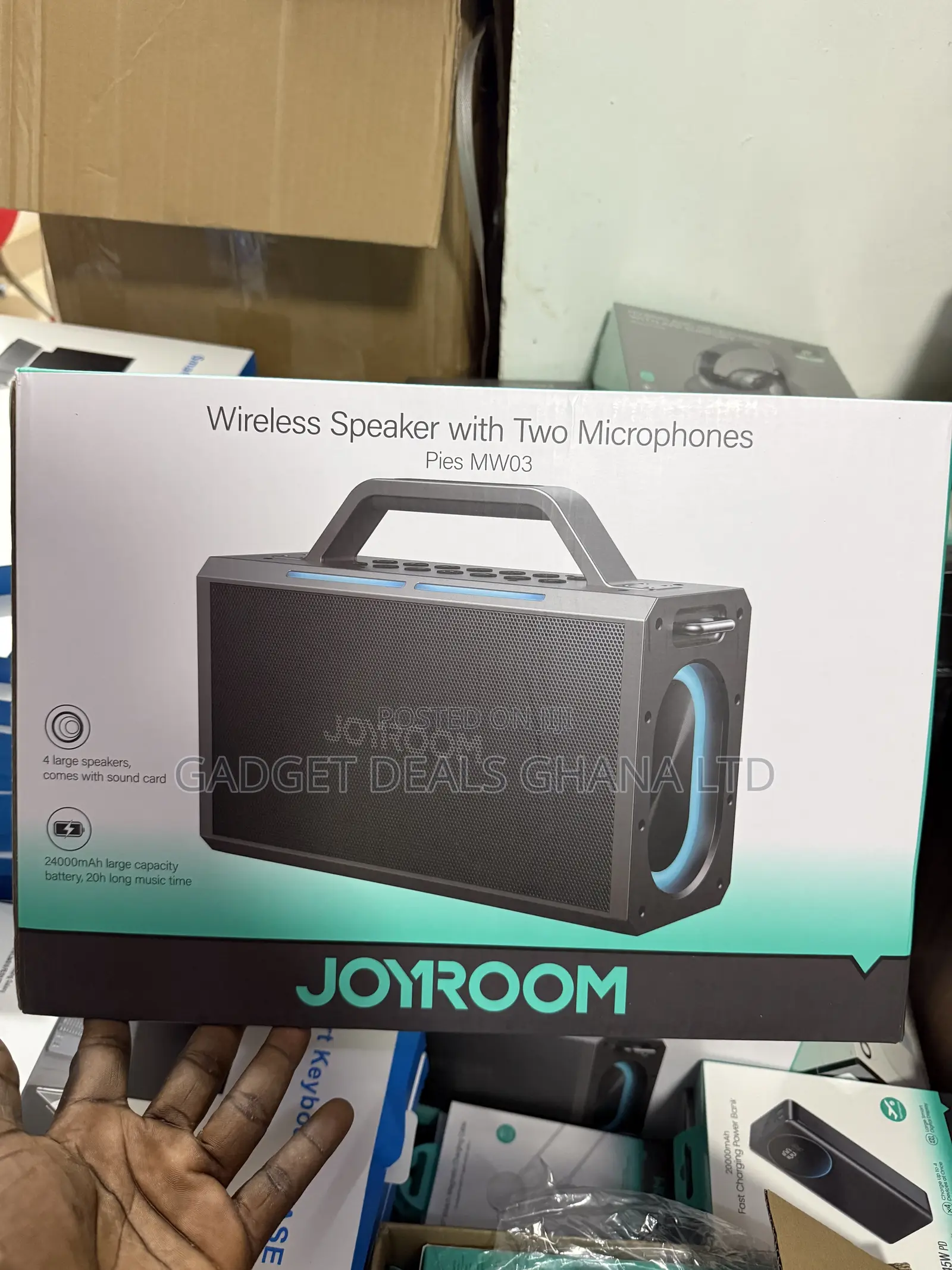 Joyroom Wireless Speaker With 2 Microphones