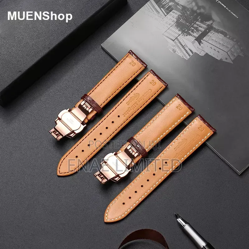 Leather Watch Strap For Fossil, Citizen, Bulova