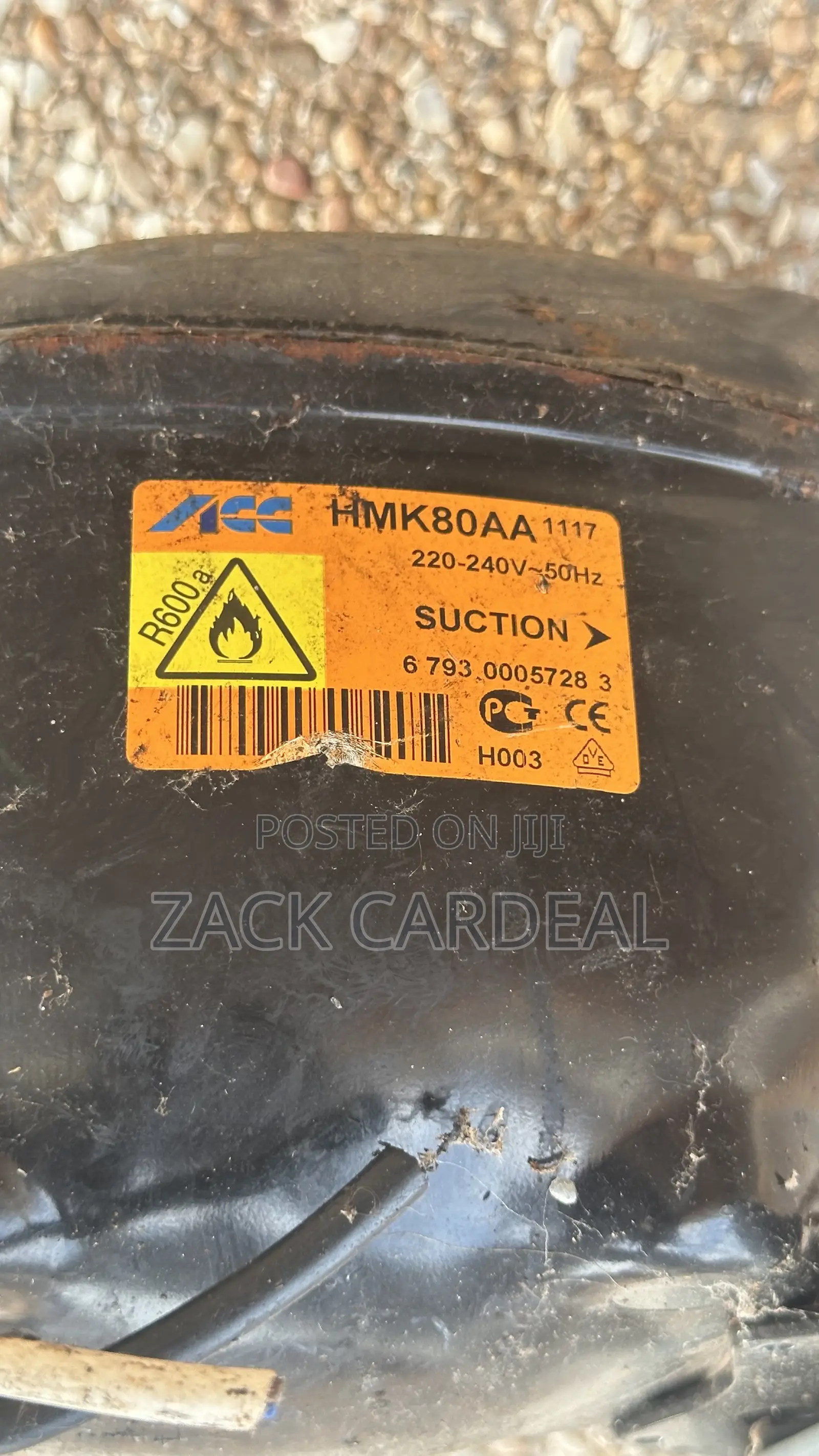 High-Quality Uk Used Acc Hmk80aa Refrigerator Compressor (Tested)