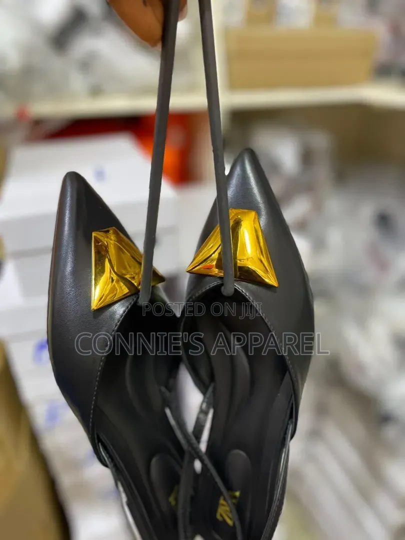 Flat Sandals for Ladies Gold Silver and Black