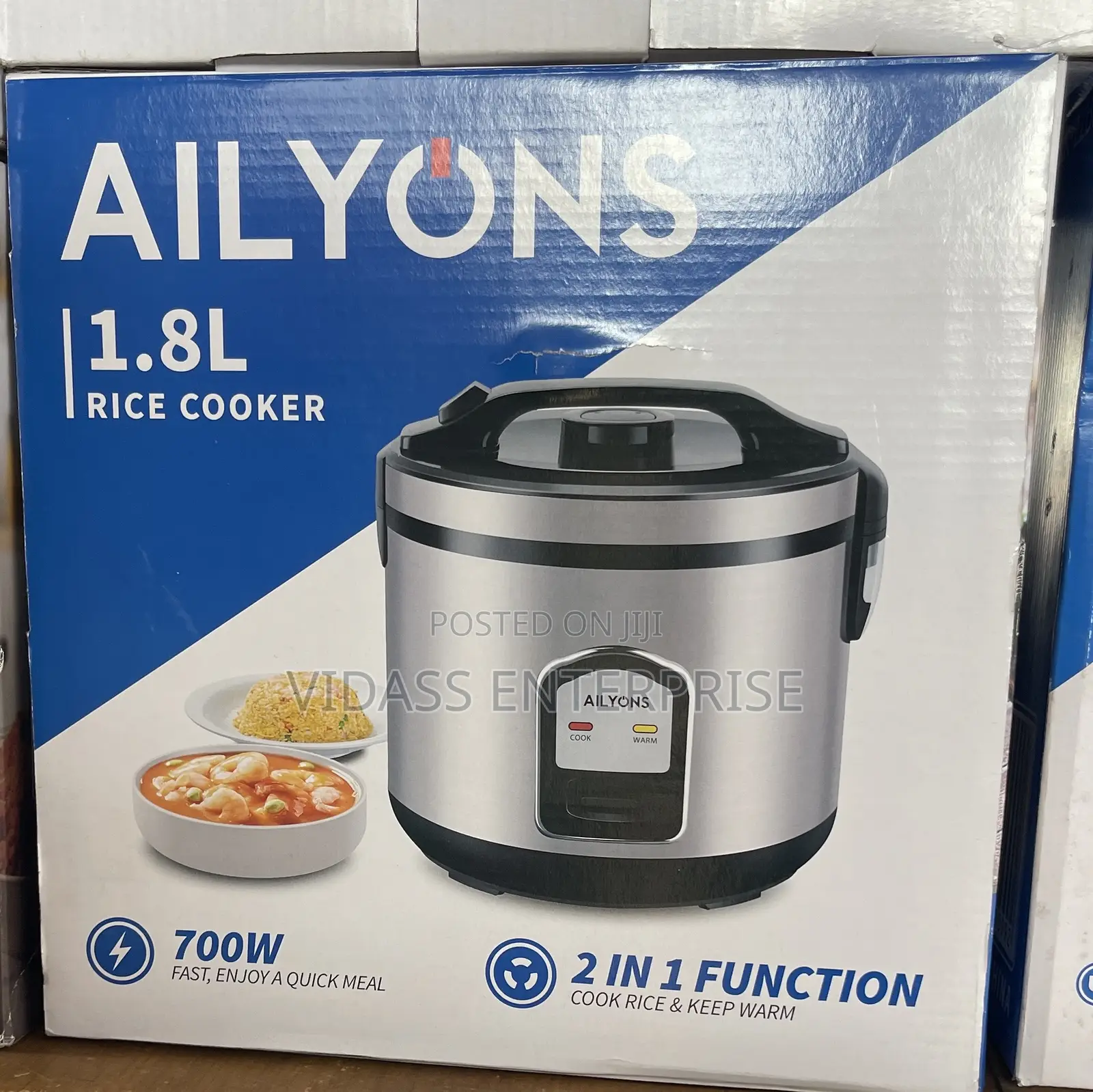 Ailyons Rice Cooker 1.8litters