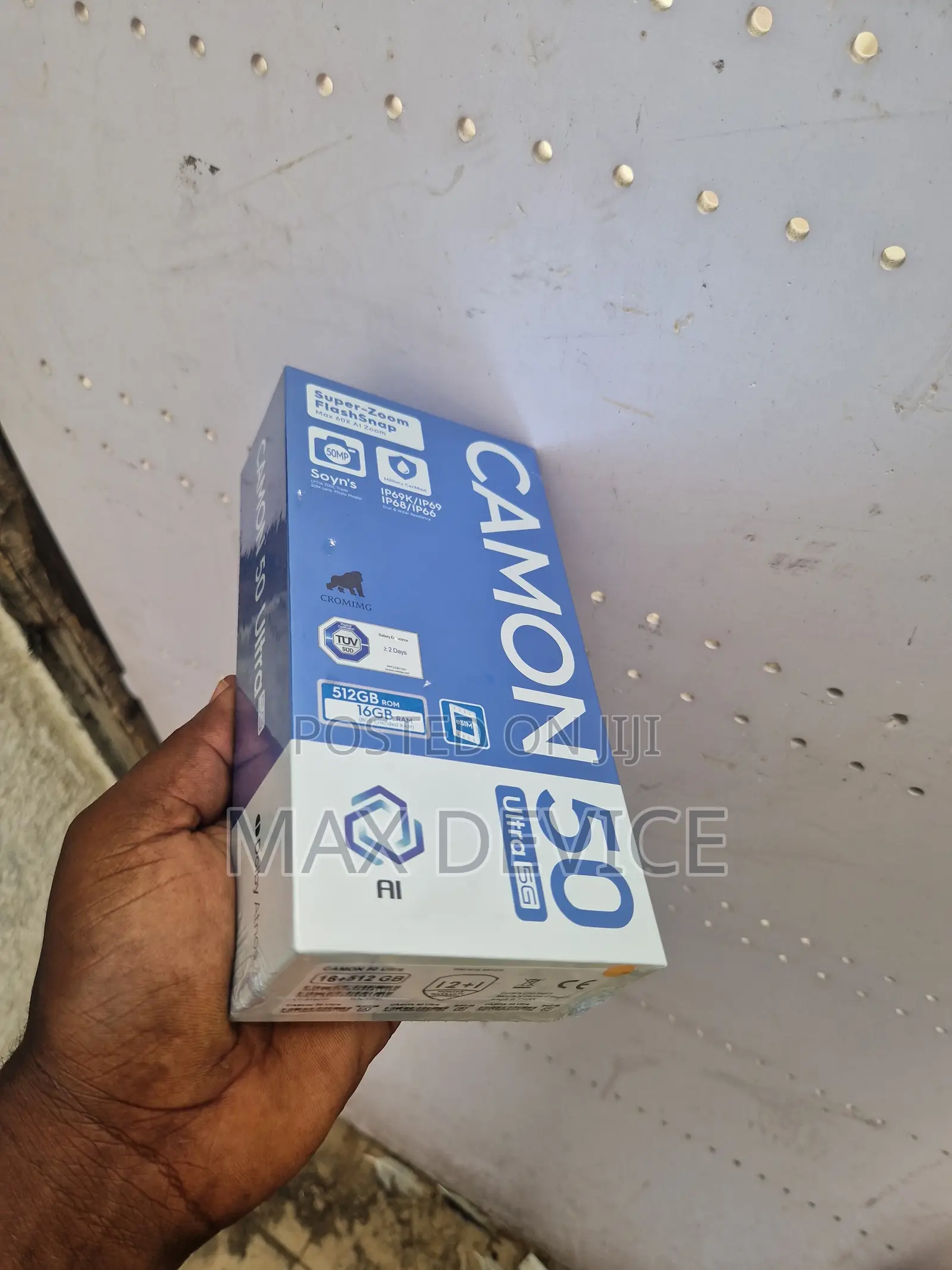 New Tecno Camon 50 Ultra 512 GB Black
