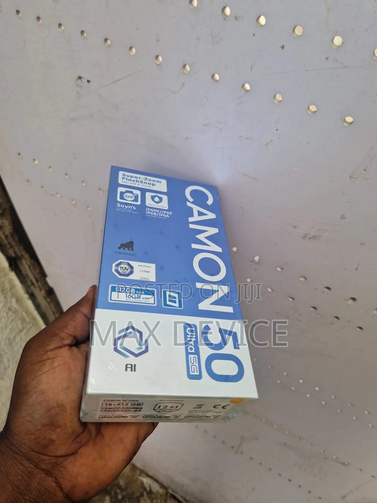 New Tecno Camon 50 Ultra 512 GB Black