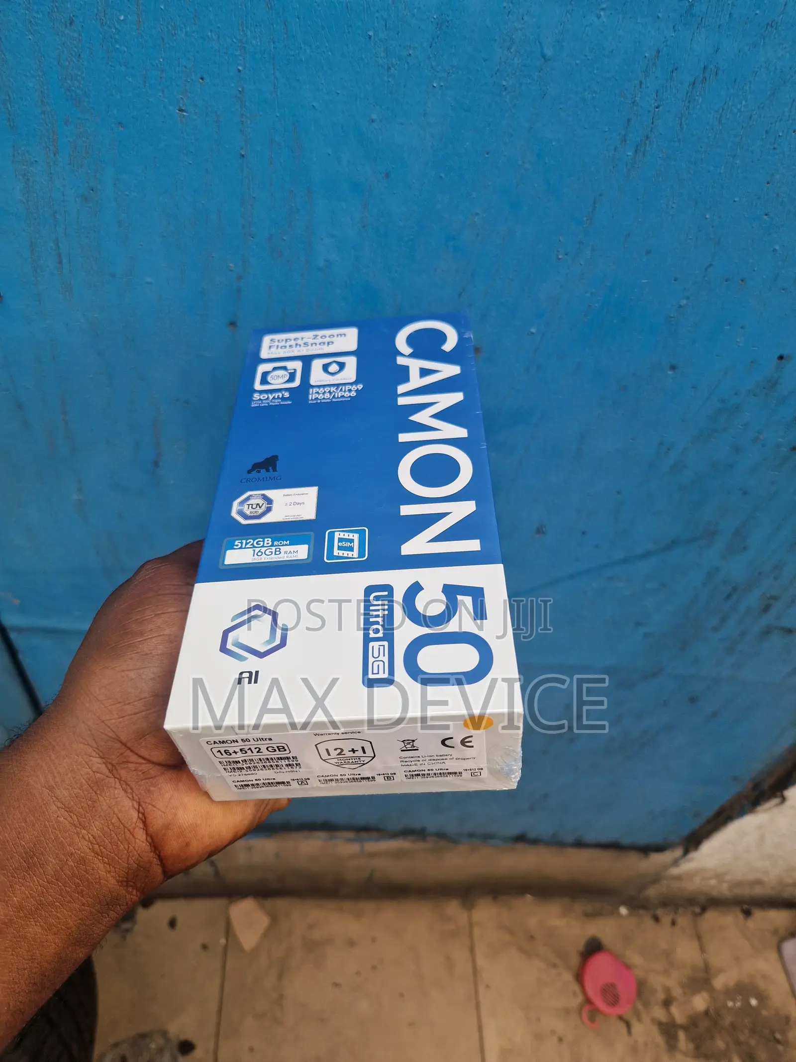 New Tecno Camon 50 Ultra 512 GB Silver