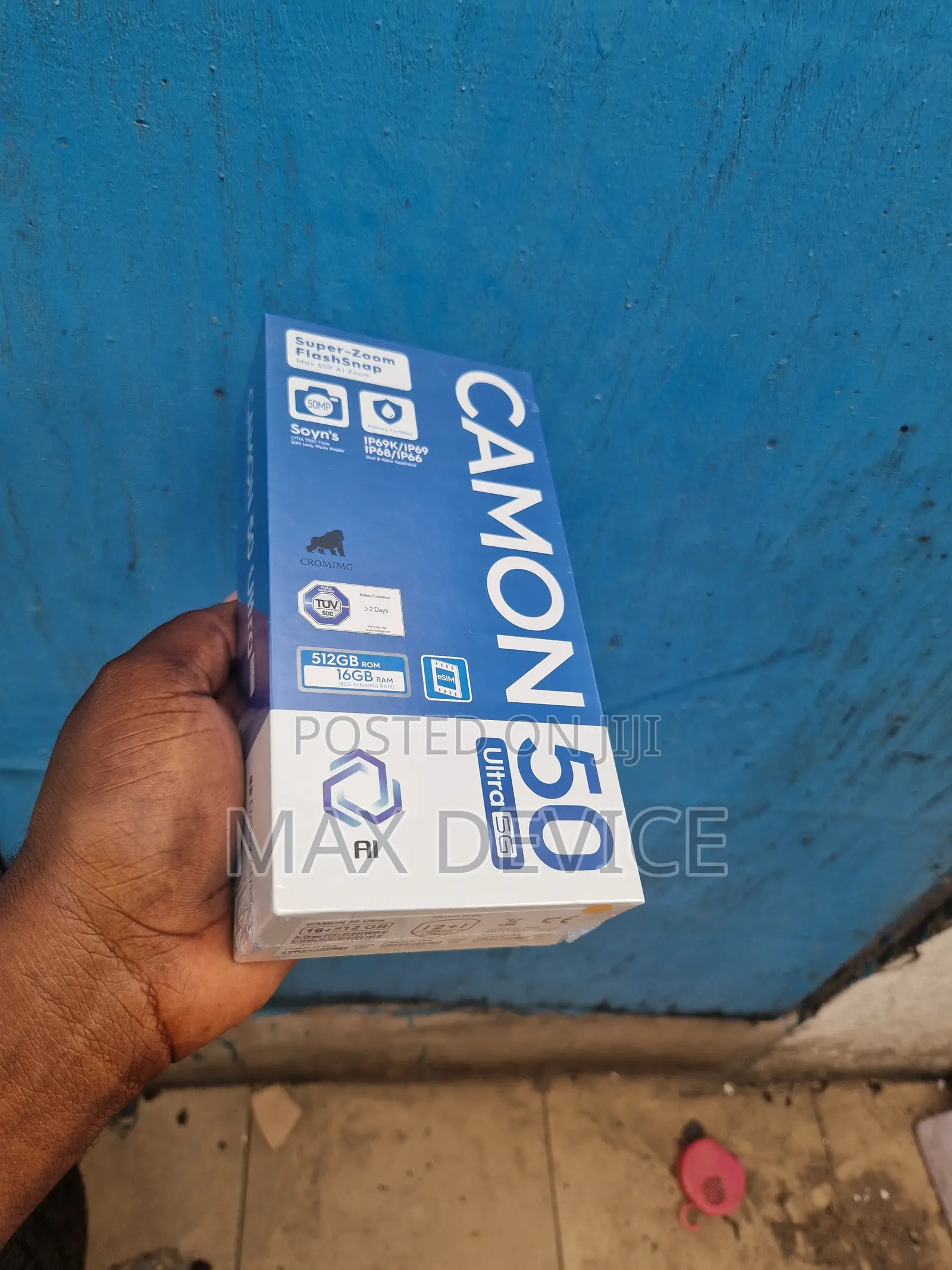 New Tecno Camon 50 Ultra 512 GB Silver
