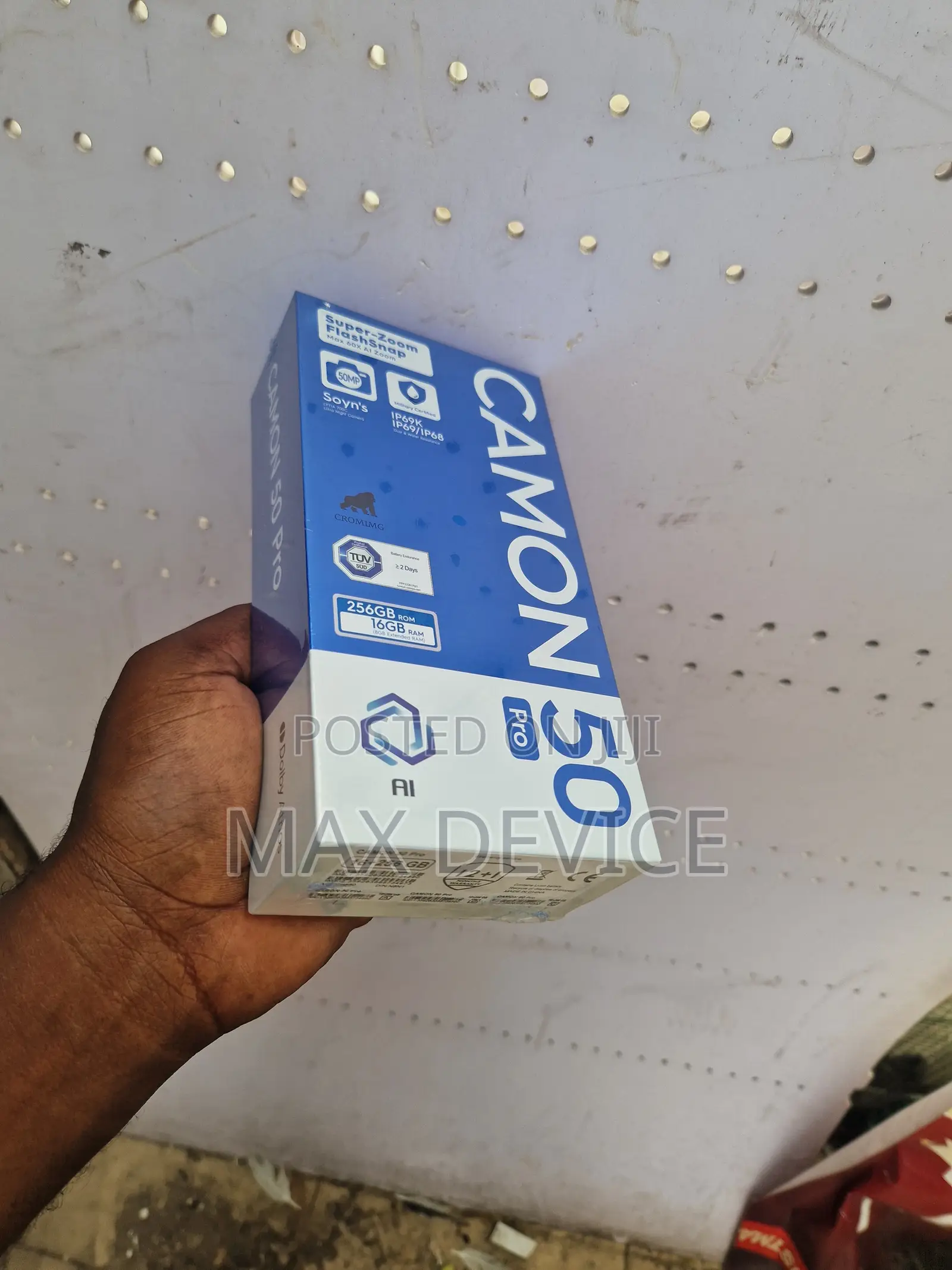 New Tecno Camon 50 Pro 256 GB Black