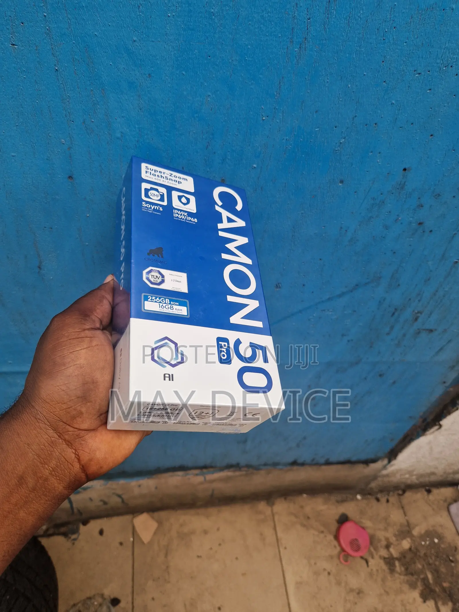 New Tecno Camon 50 Pro 256 GB Black