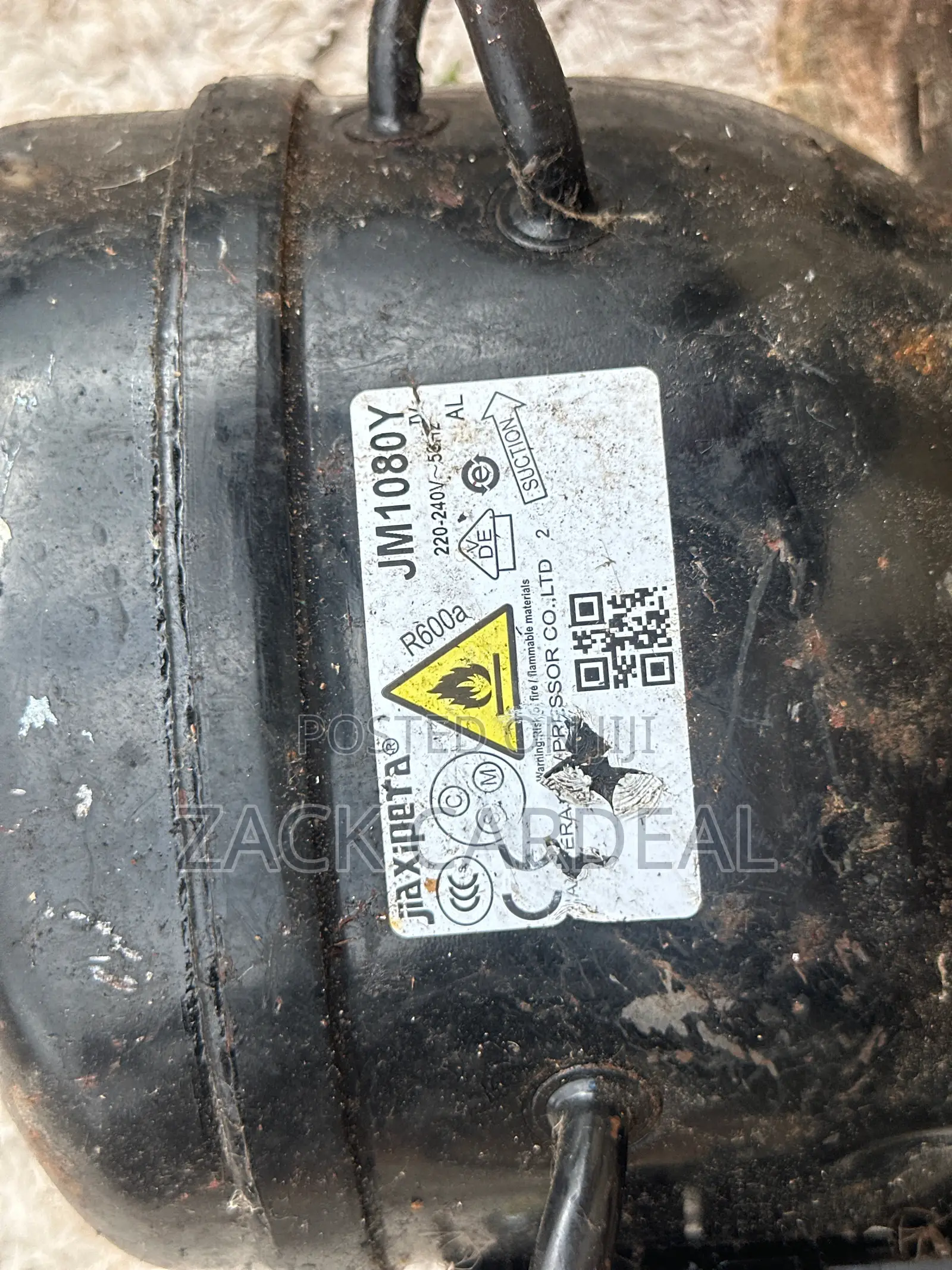 Uk Used Jiaxipera Jm1080y Refrigerator Compressor (R600a)