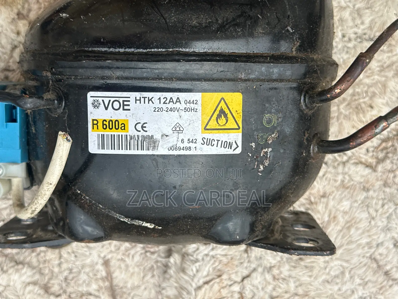 : Uk Used Voe HTK 12aa Refrigerator Compressor (R600a)