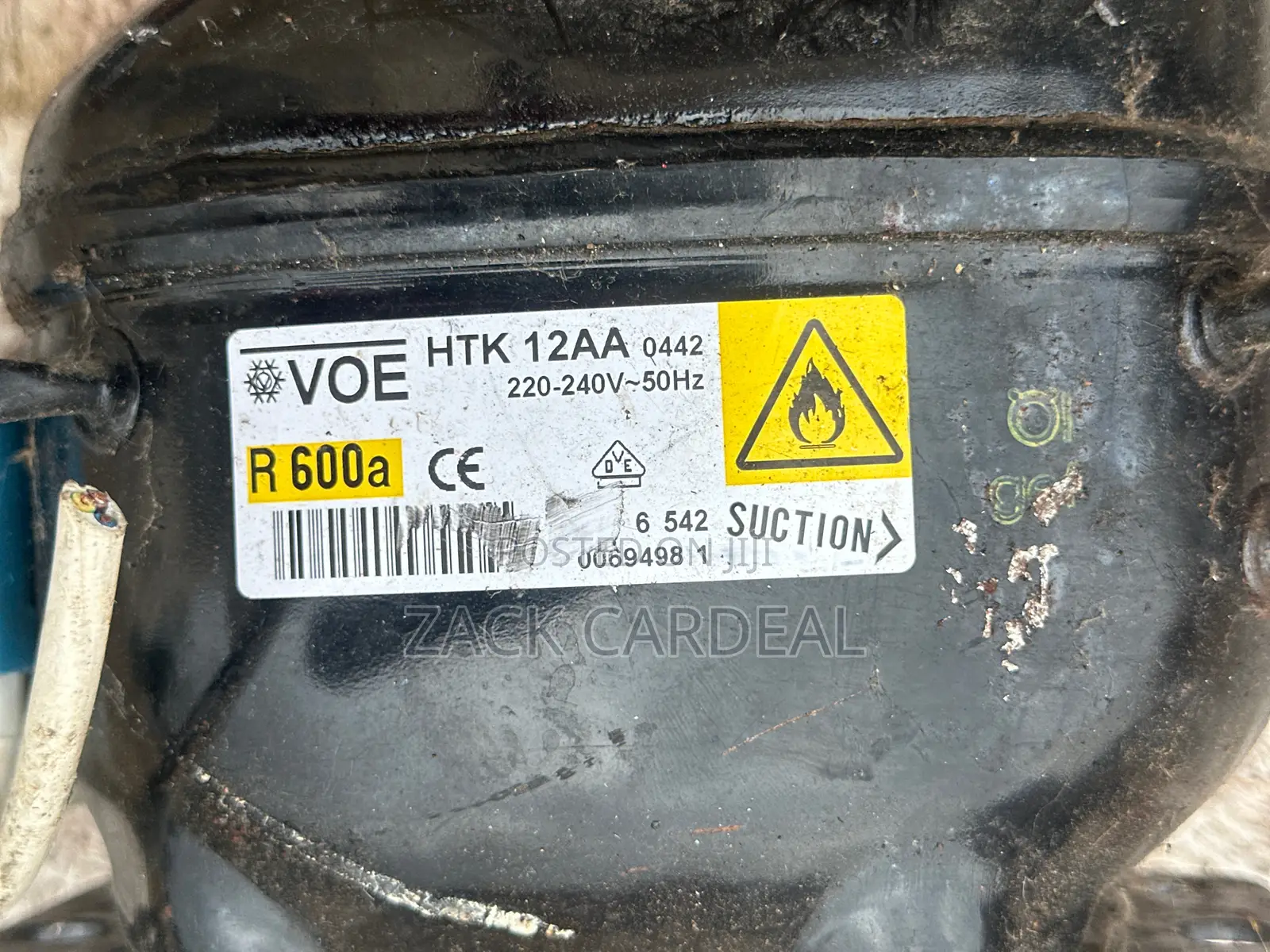 : Uk Used Voe HTK 12aa Refrigerator Compressor (R600a)