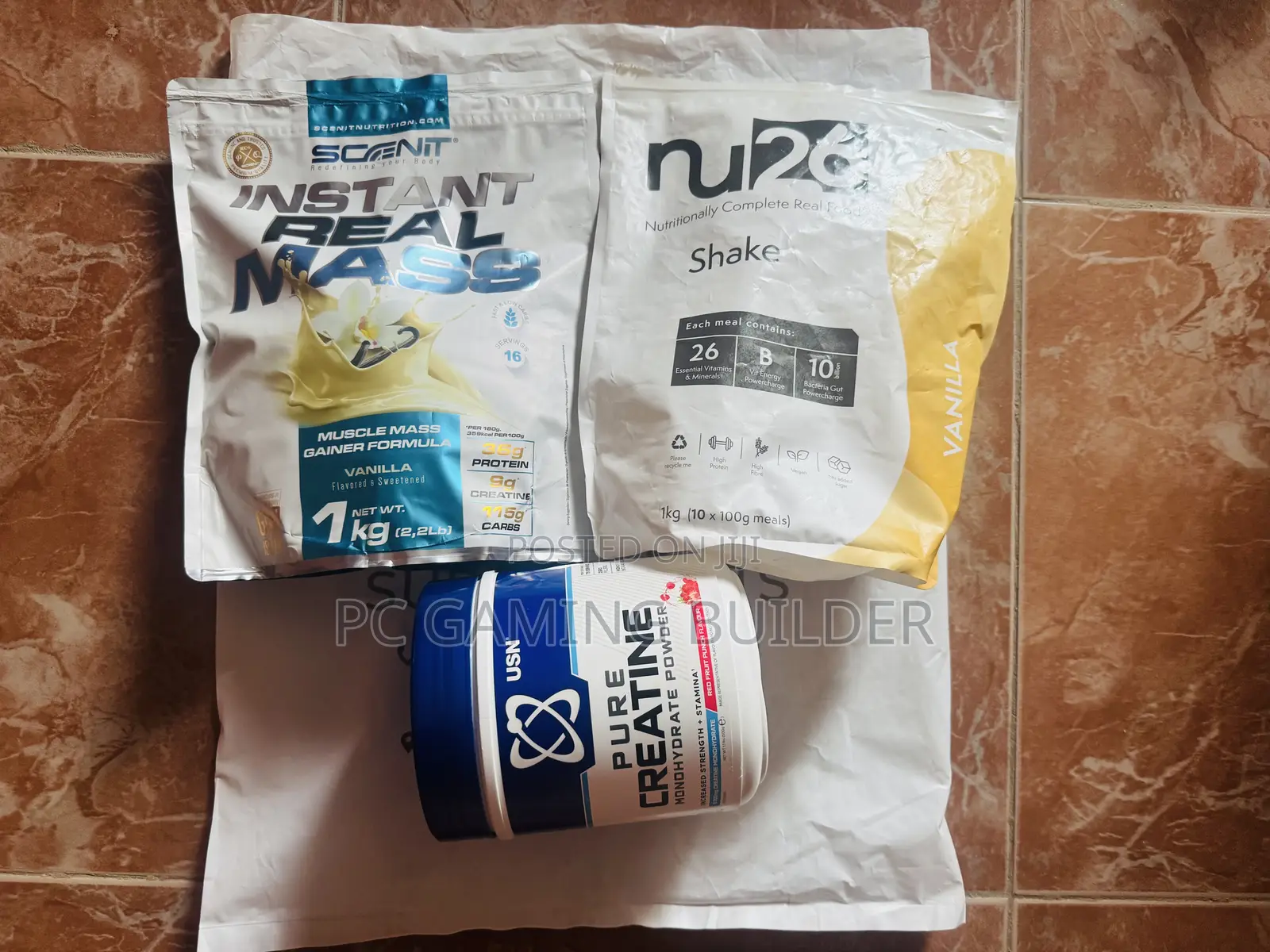 Whey Protein + Mass Gainer Supplements