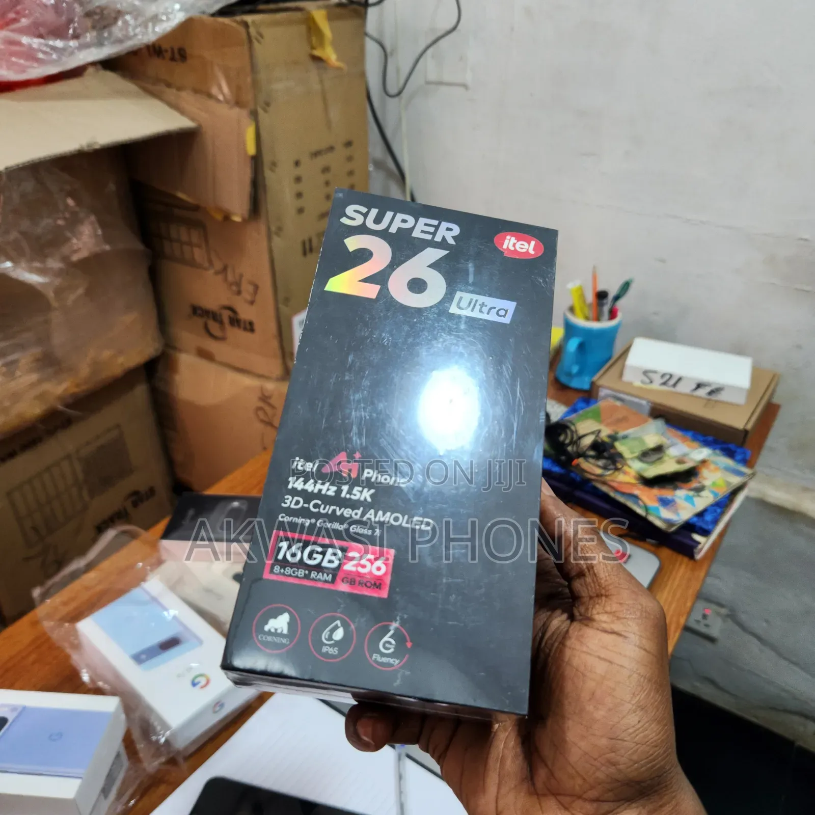 New Itel S26 Ultra 256 GB Black