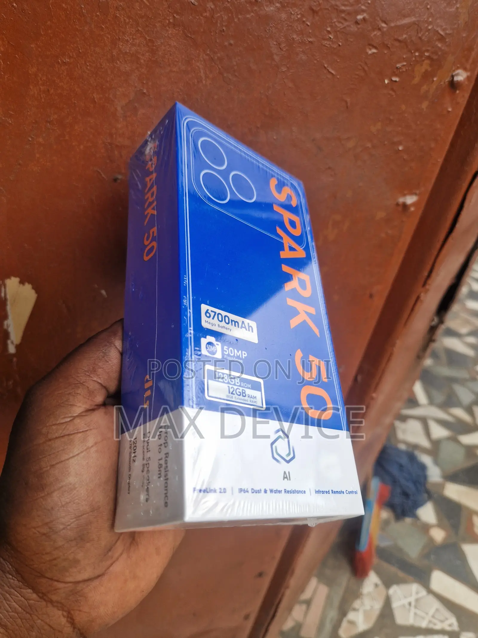 New Tecno Spark 50 128 GB Black
