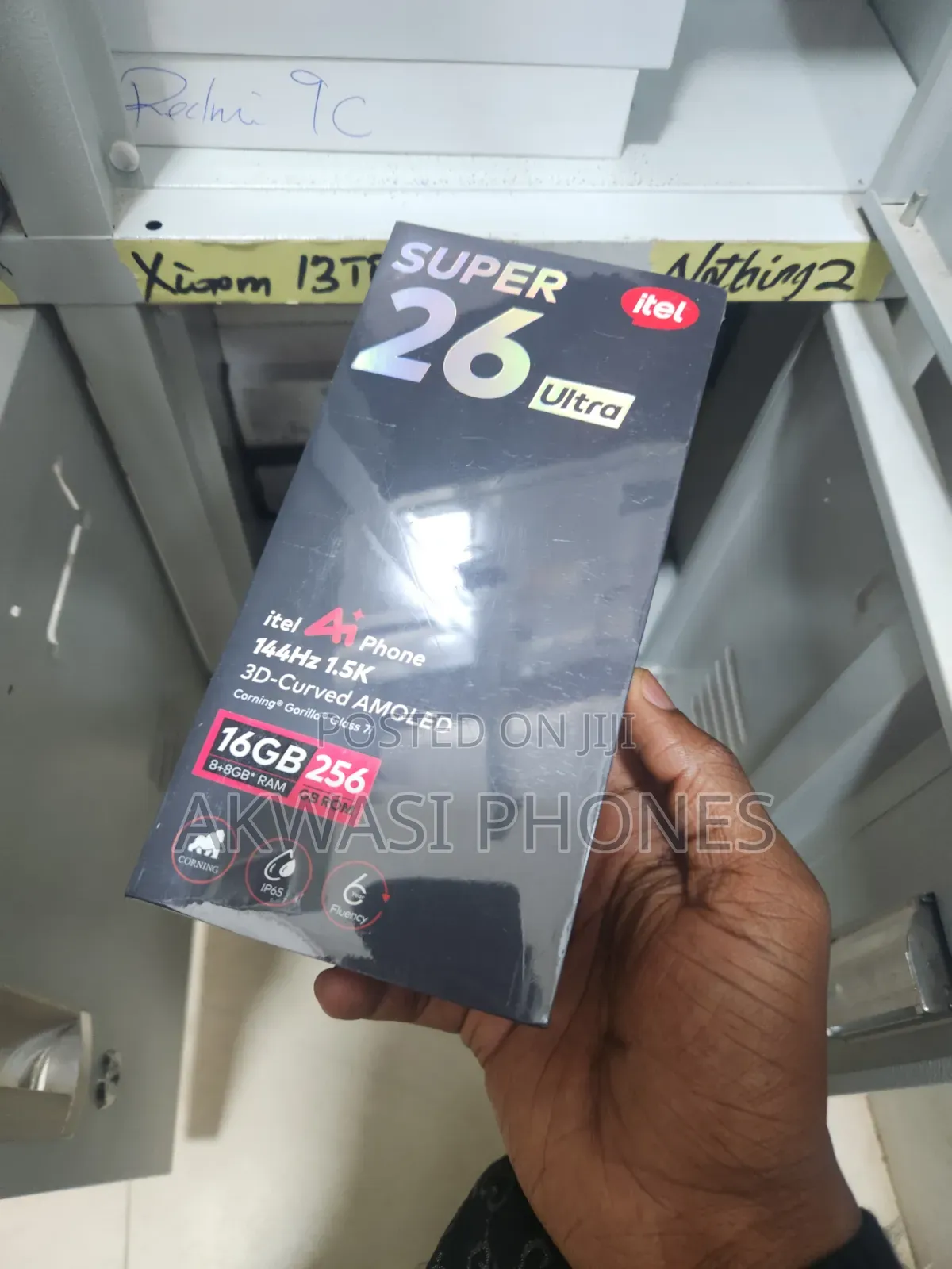 New Itel S26 Ultra 256 GB Black