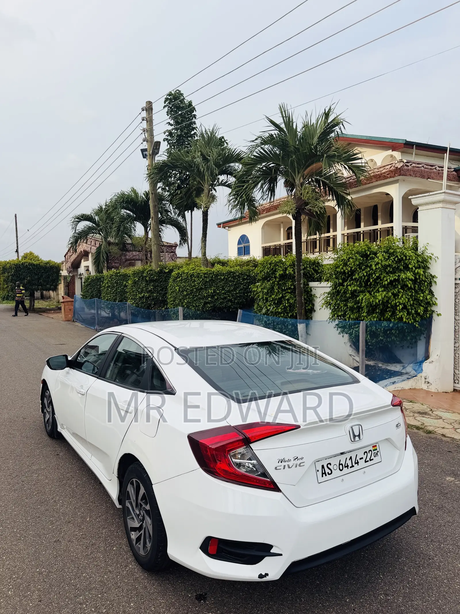Honda Civic EX Sedan 2018 White